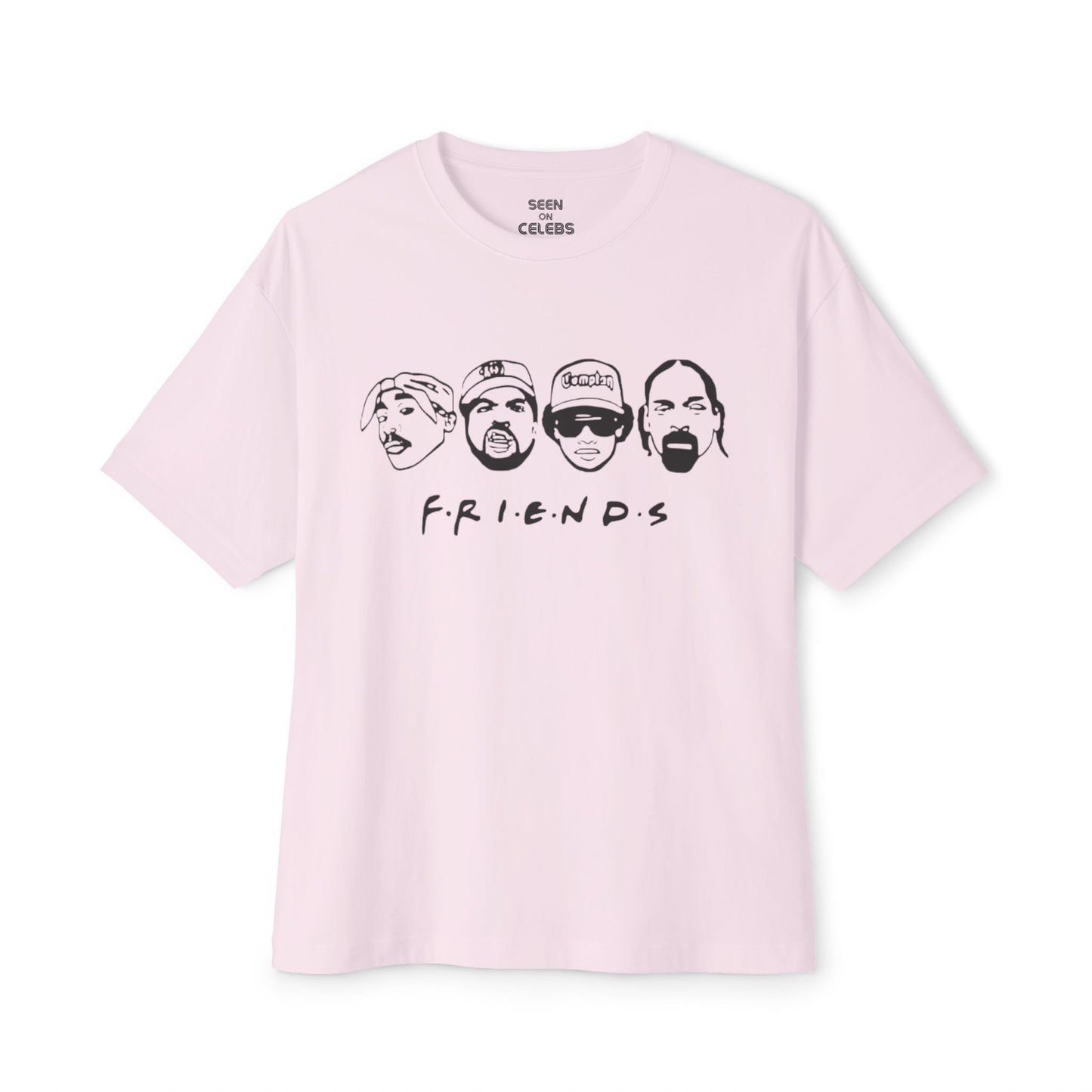 Friends West Coast Legends Heads Compton Los Angeles T-shirt | Hip Hop Rap Culture | 3 Colors