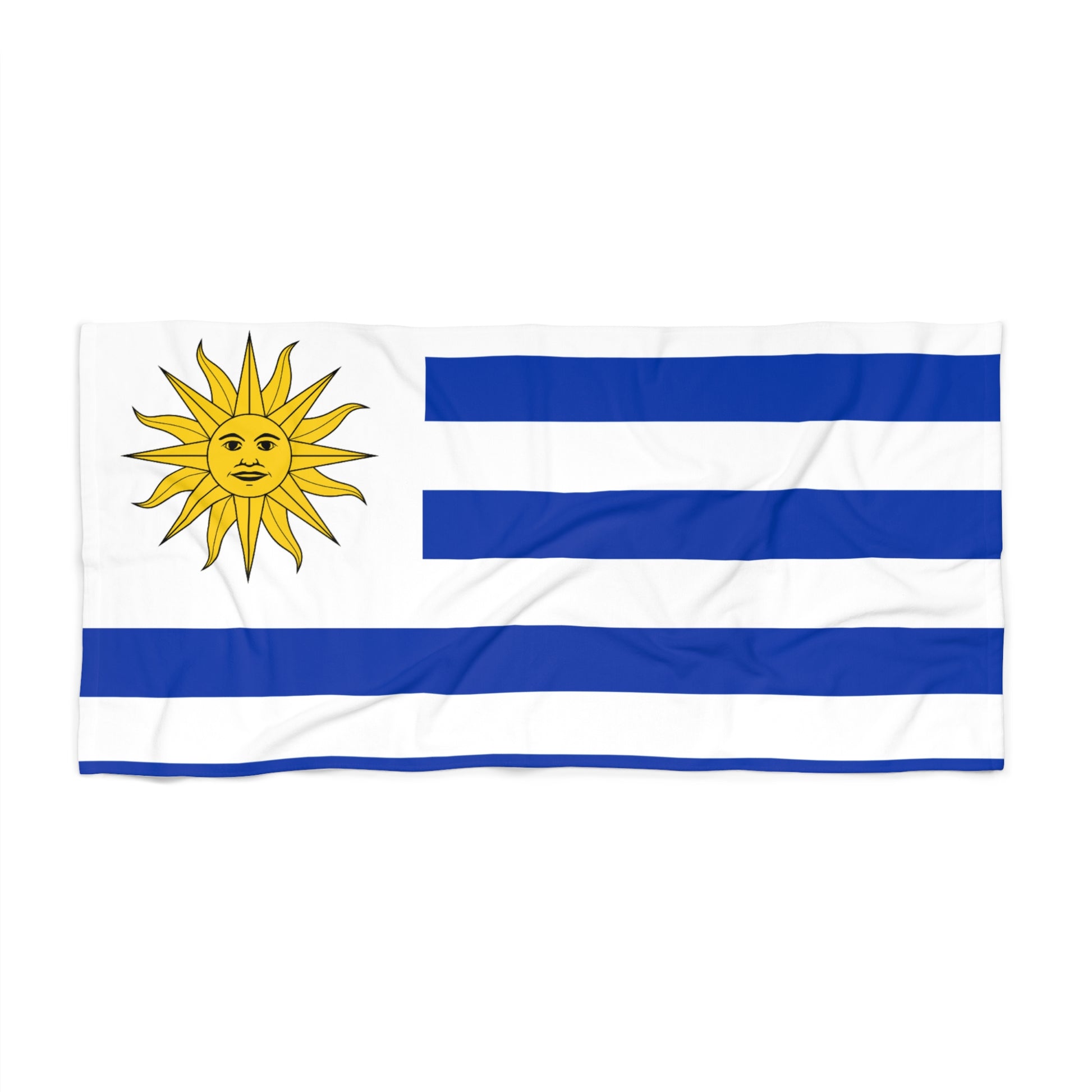 Uruguay Flag Beach Towel | Quality & Long Lasting - 2 Sizes | Uruguayan Pride - seen on celebs