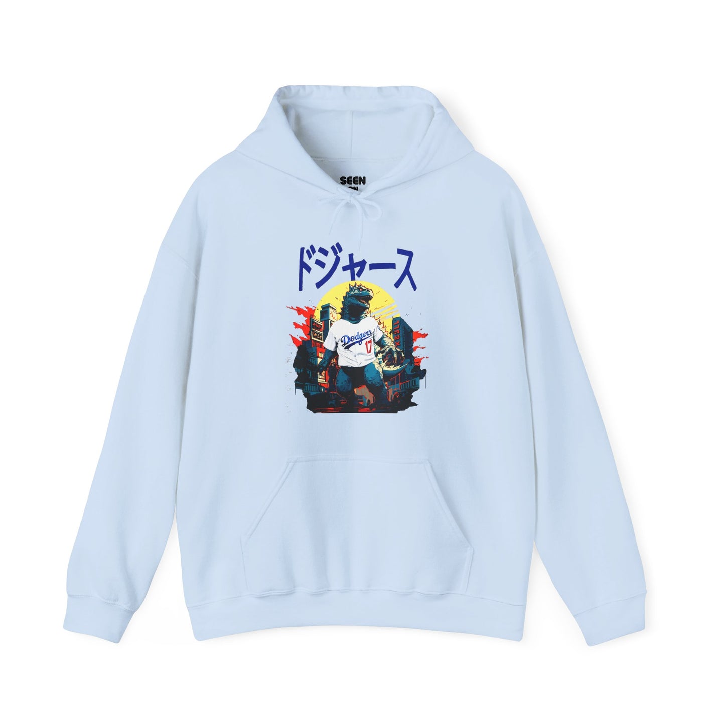 Shohei 17 Ohtani Zilla Japanese Hoodie | LA Gojira World Series Champions