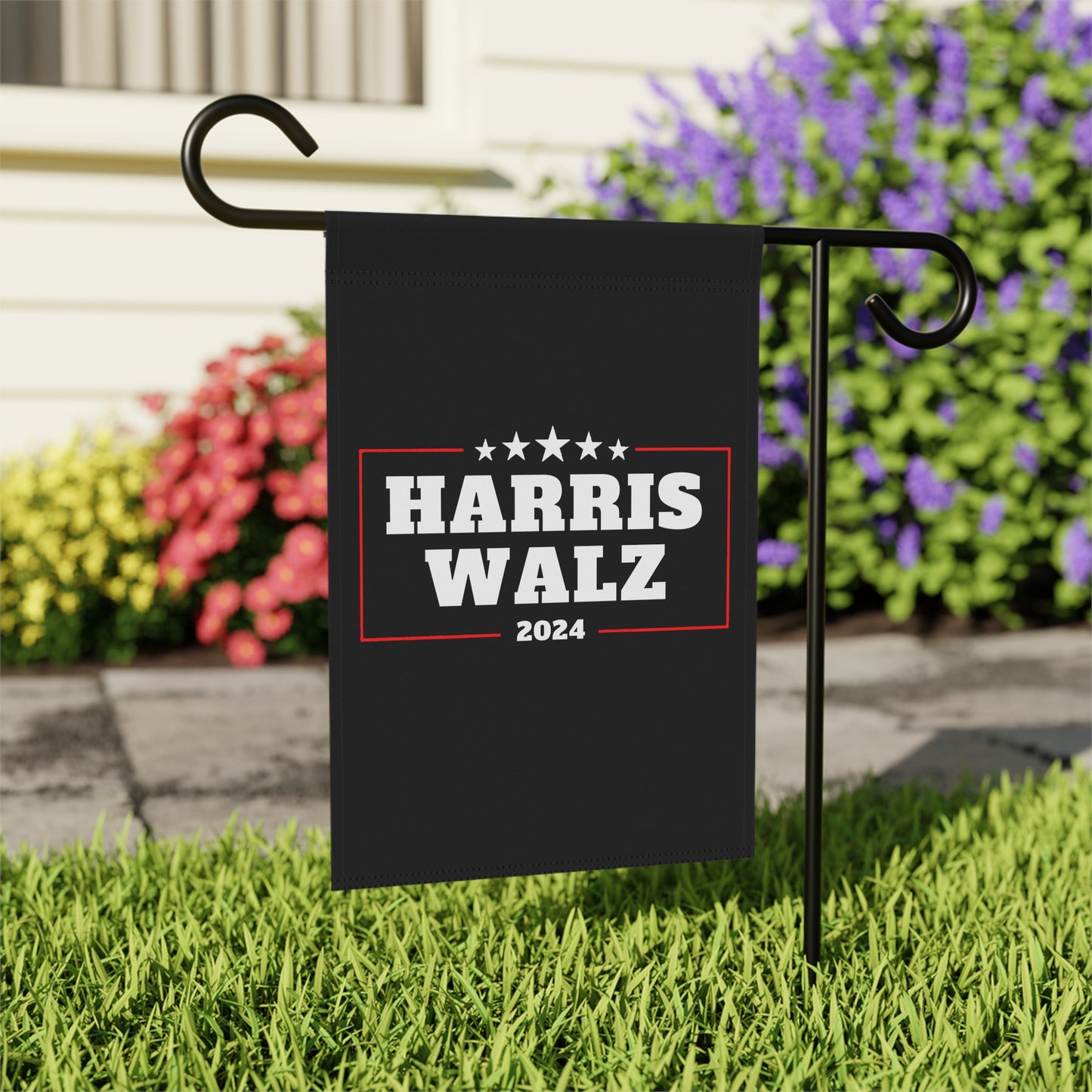 Harris Walz 2024 Garden & House Banner | Election Yard Sign Decision 2024 | 2 Sizes