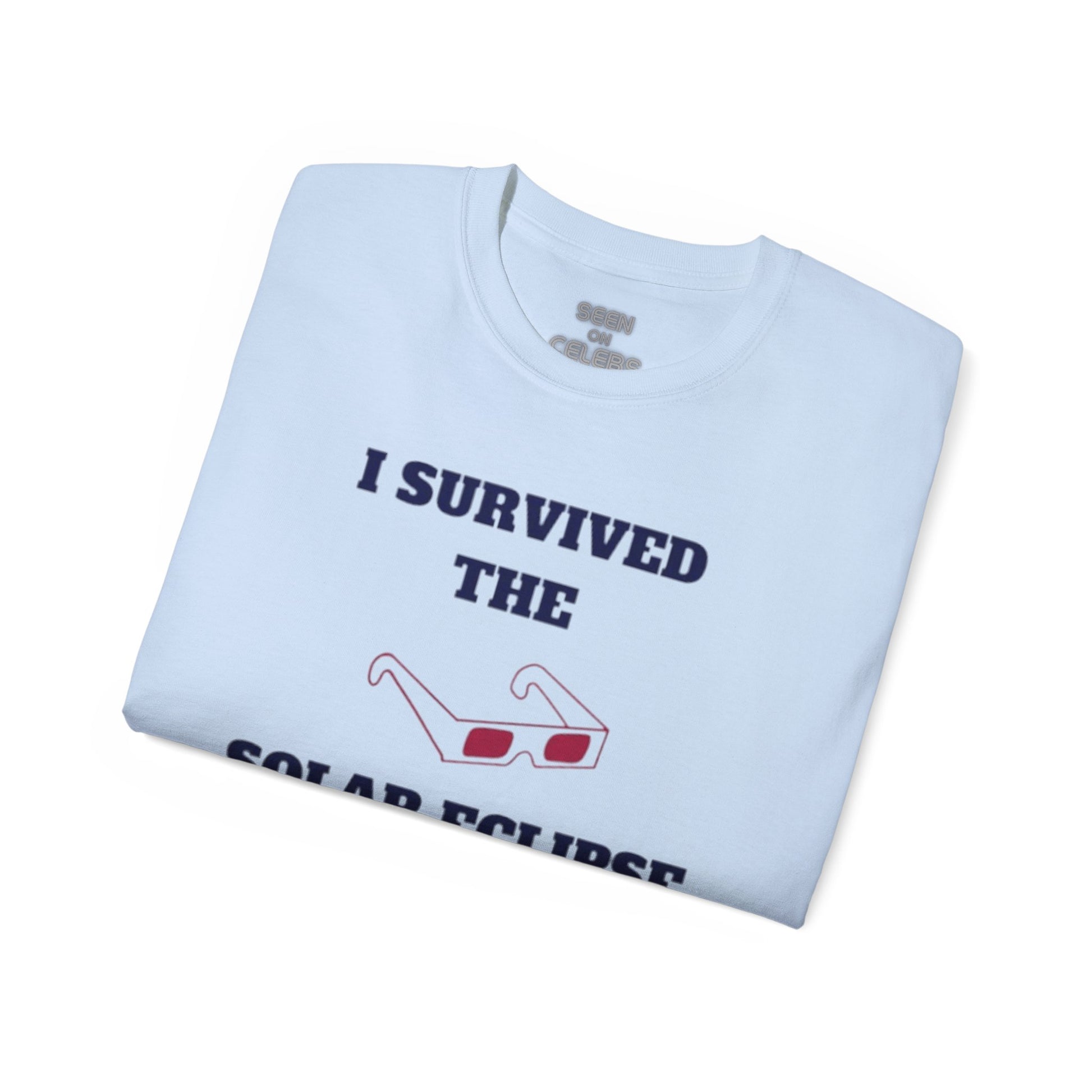 I SURVIVED THE SOLAR ECLIPSE 2024 T-shirt | 4 Colors | Heavy Cotton Quality - seen on celebs