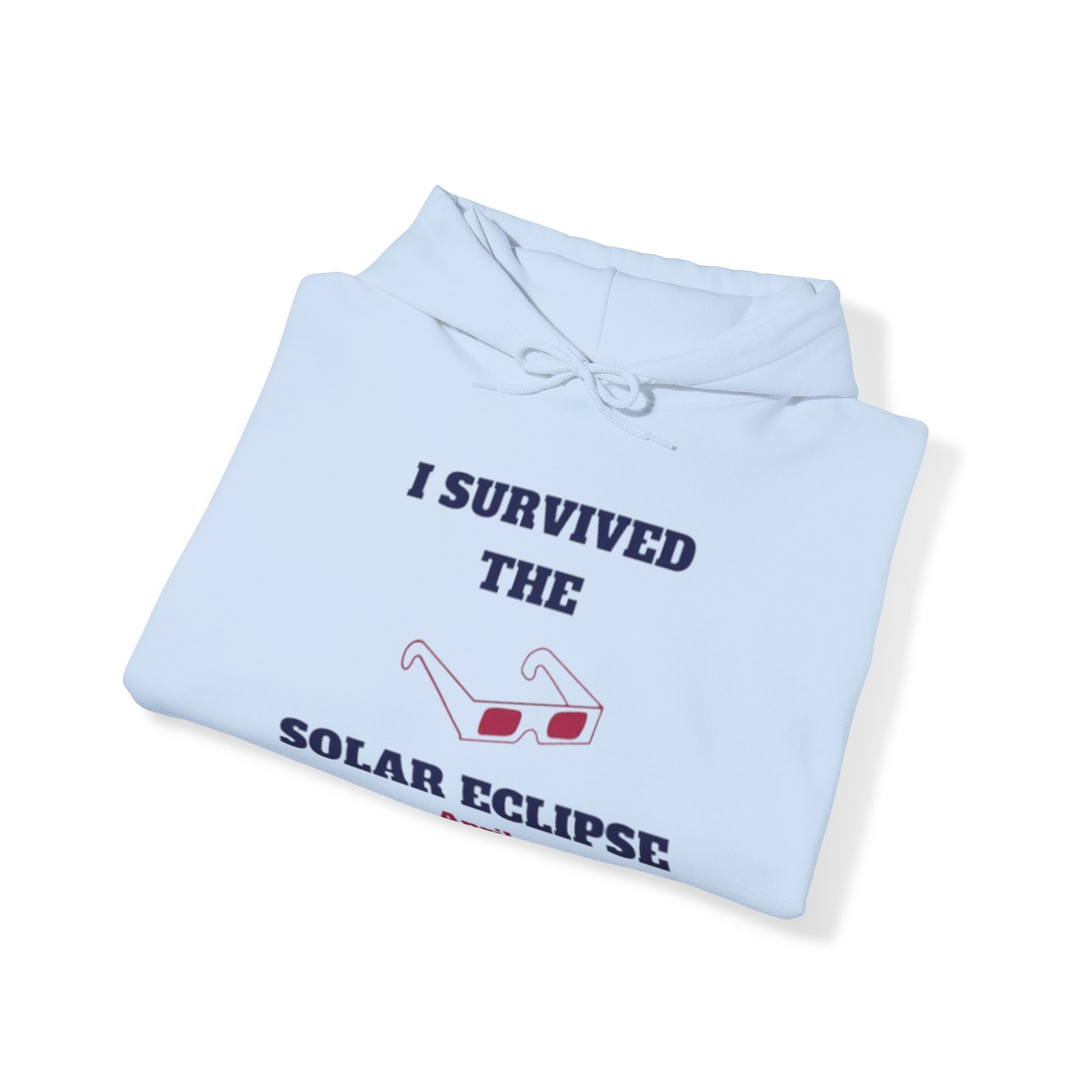 I SURVIVED THE SOLAR ECLIPSE 2024 HOODIE | 4 Colors | Heavy Cotton Quality - seen on celebs