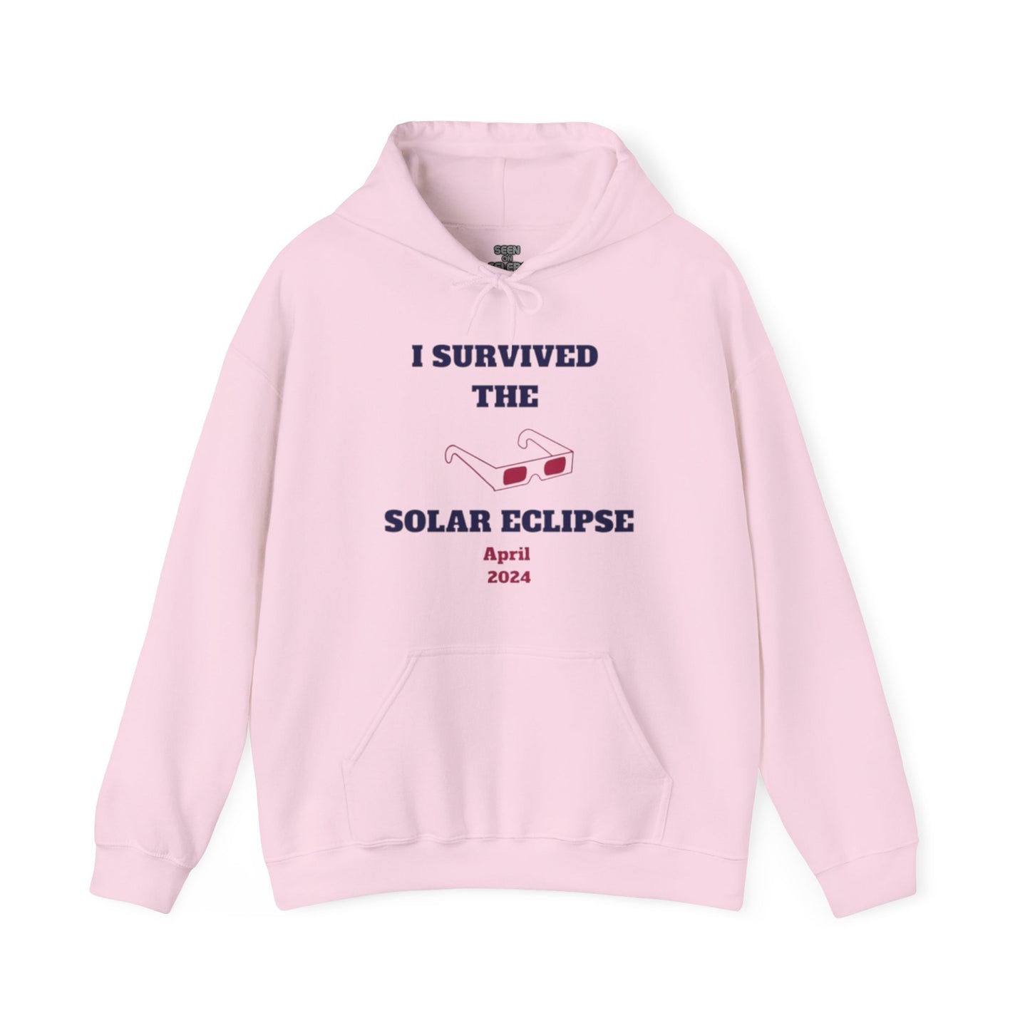 I SURVIVED THE SOLAR ECLIPSE 2024 HOODIE | 4 Colors | Heavy Cotton Quality - seen on celebs