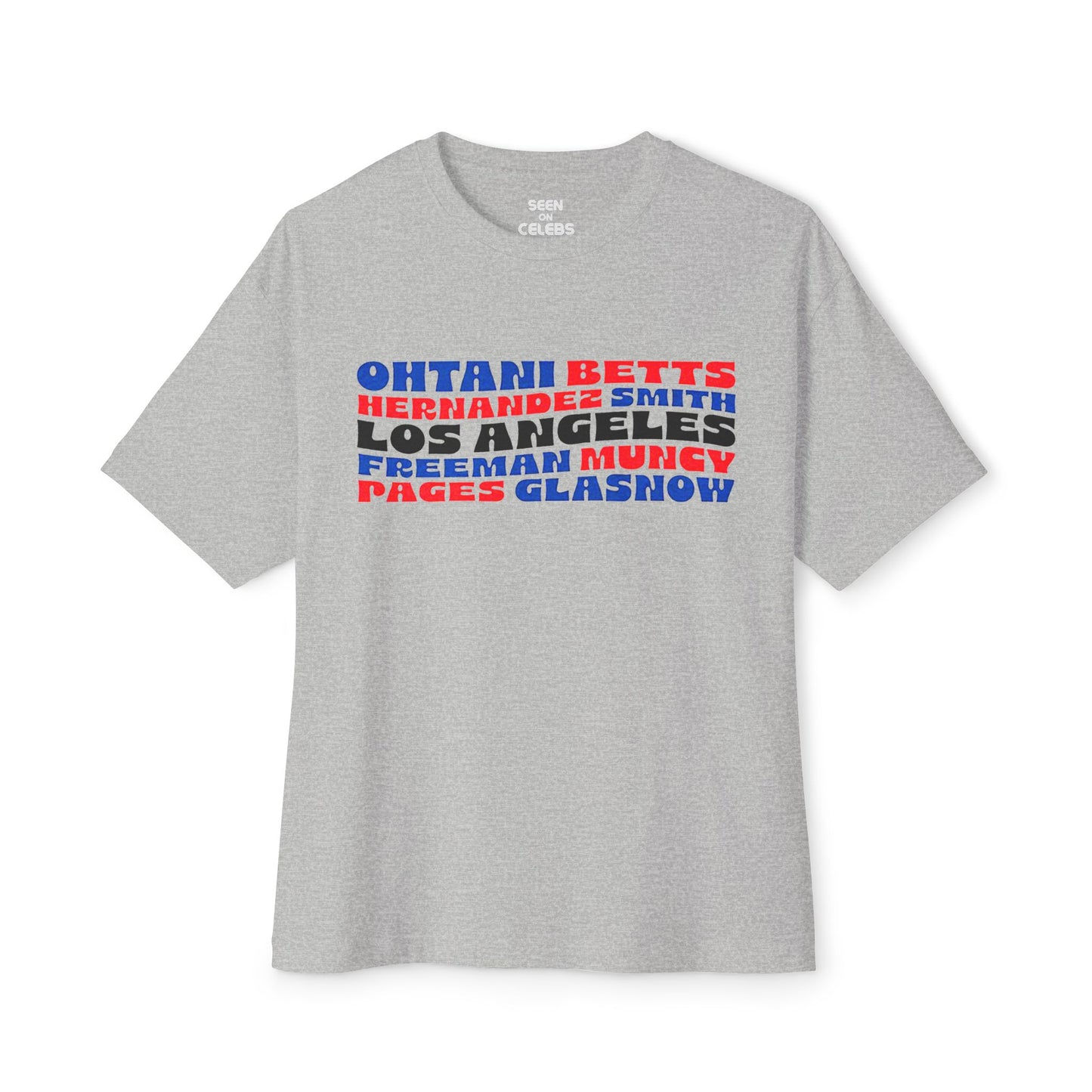 Los Angeles Players T-shirt | Ohtani, Betts, Glasnow, Muncy, Freeman World Series LA 2024 | 4 Colors