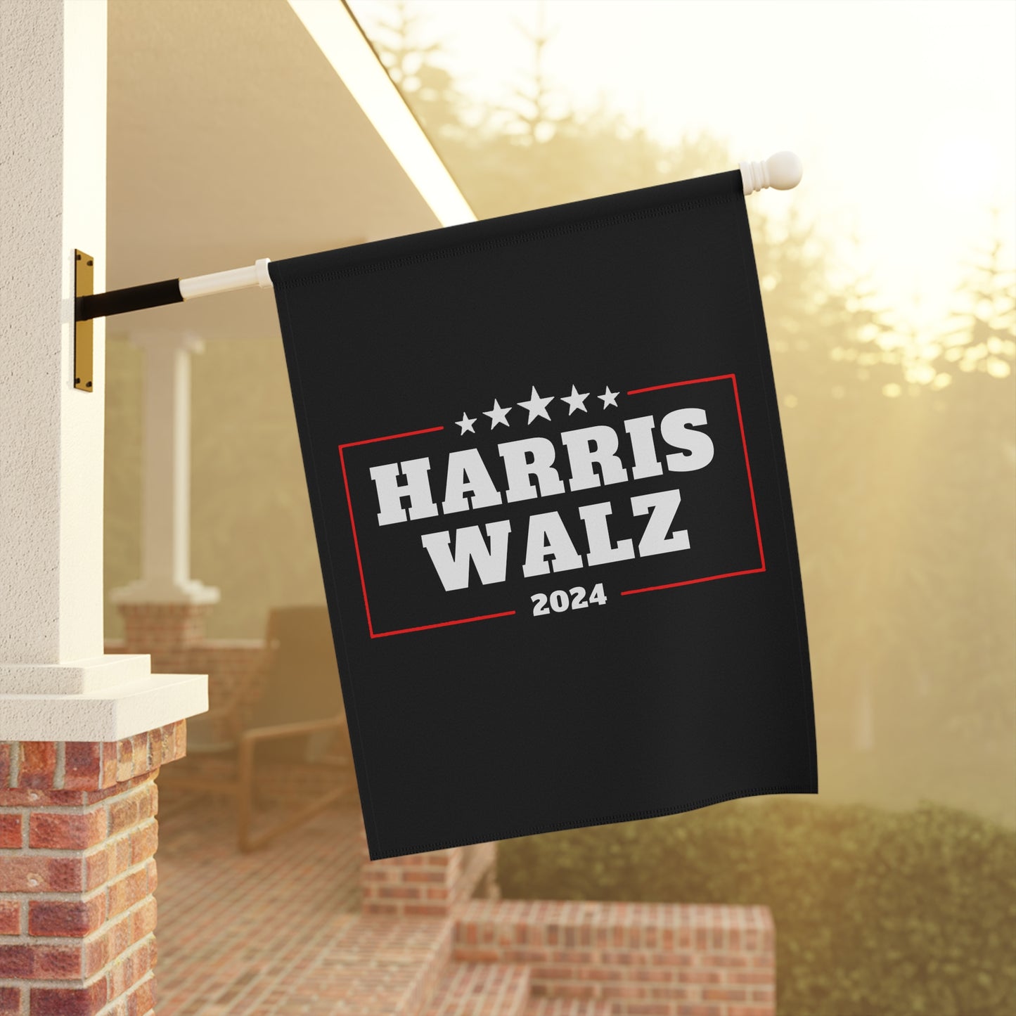 Harris Walz 2024 Garden & House Banner | Election Yard Sign Decision 2024 | 2 Sizes