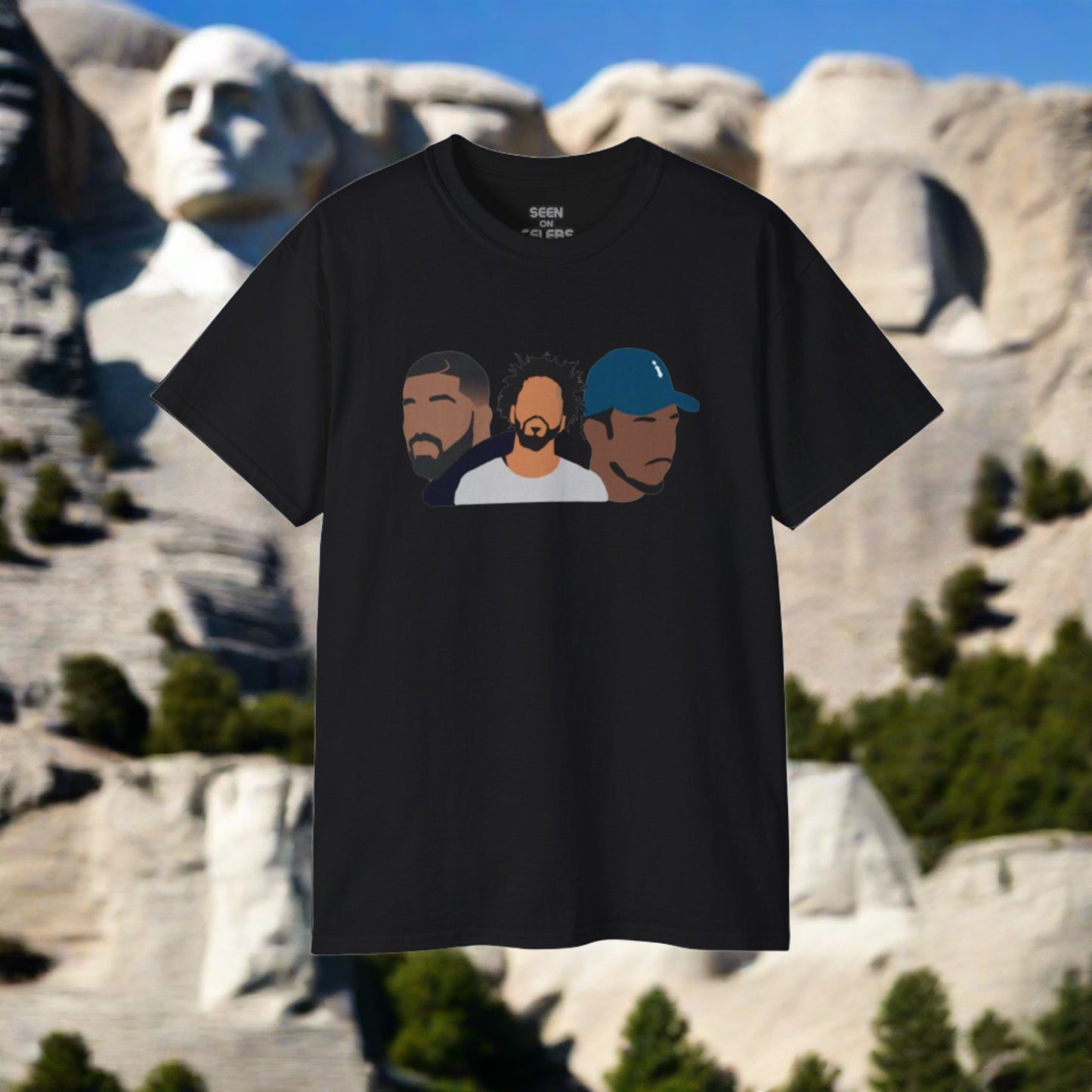 THE BIG 3 T-SHIRT | AUBREY, JERMAINE, K. DOT | 4 Colors | Heavy Cotton Quality - seen on celebs