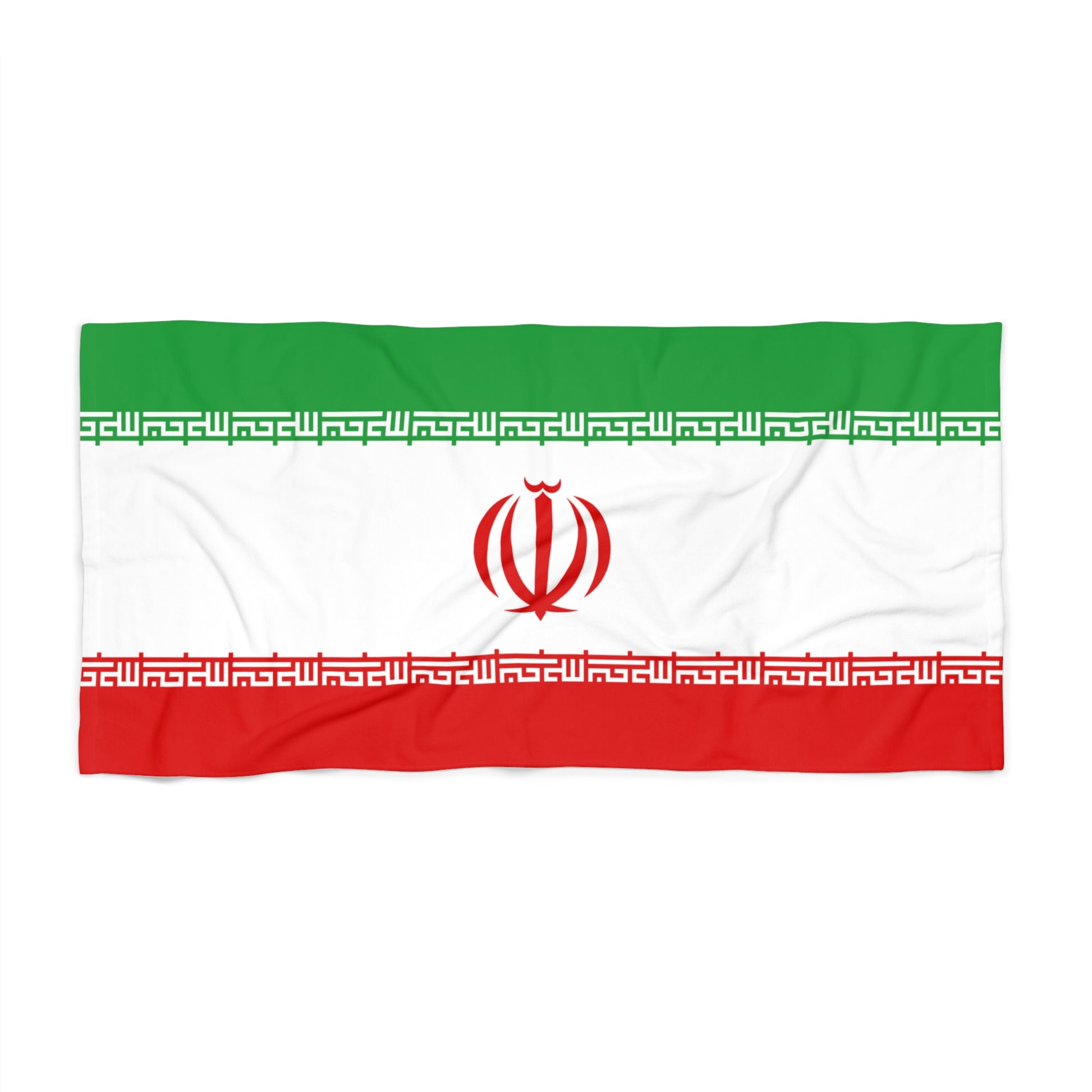 IRAN Flag Beach Towel | Quality Long Lasting - Larger or Smaller | Iranian Pride | Gift for Iranians | Tehran Mashhad Isfahan Karaj Shiraz - seen on celebs