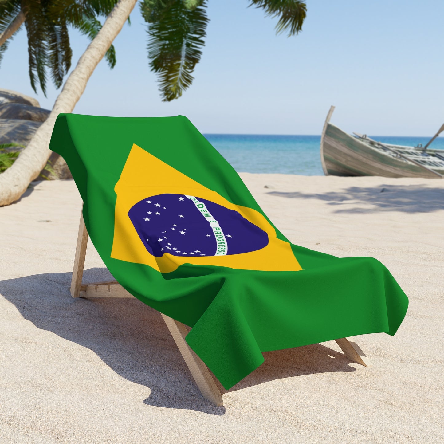 BRAZIL Flag Beach Towel | Quality & Long Lasting - 2 Sizes - seen on celebs