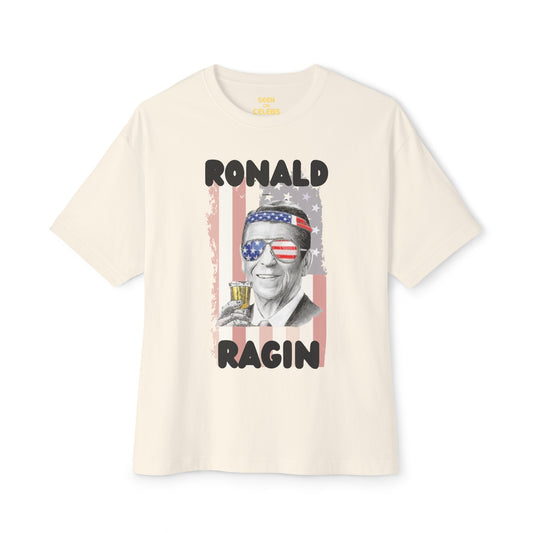 Ronald Ragin Reagan 4th of July T-Shirt l July 4th Independence Day Funny Viral Tee | 3 Colors - Unisex