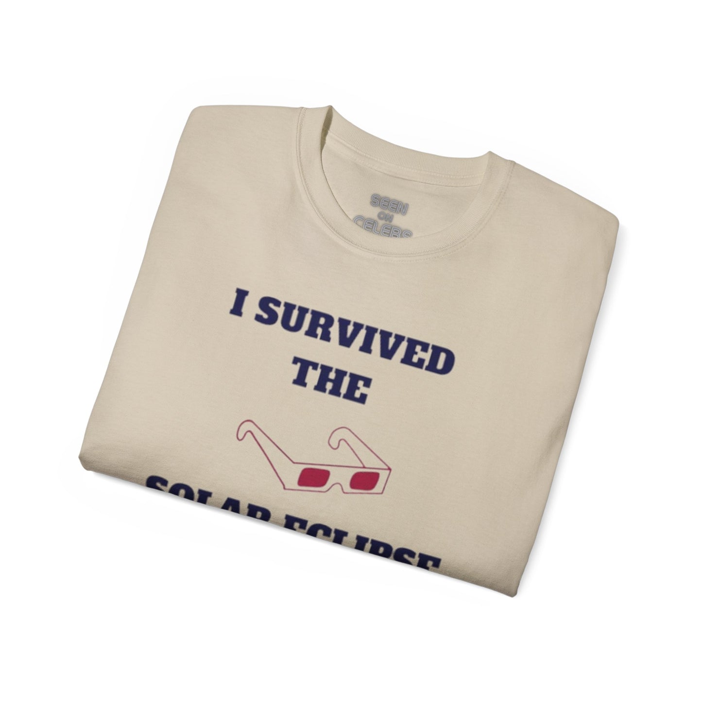 I SURVIVED THE SOLAR ECLIPSE 2024 T-shirt | 4 Colors | Heavy Cotton Quality - seen on celebs