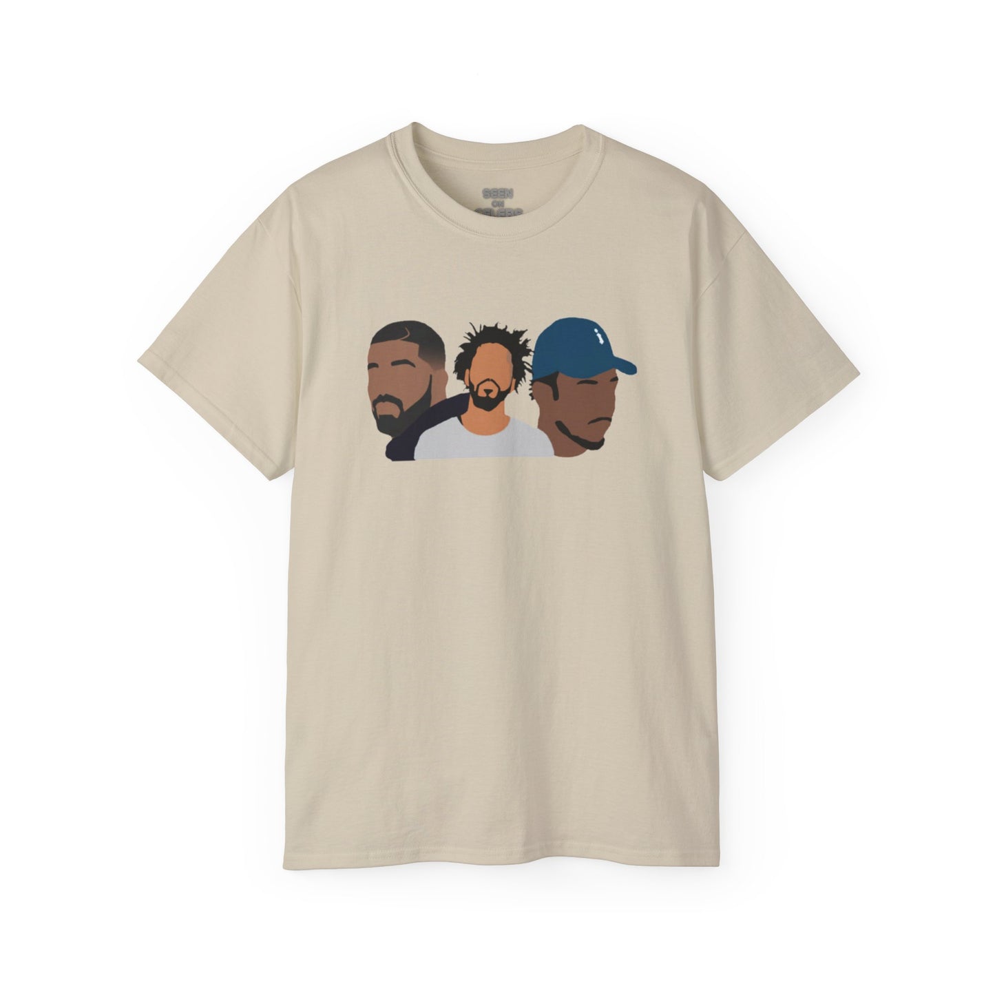 THE BIG 3 T-SHIRT | AUBREY, JERMAINE, K. DOT | 4 Colors | Heavy Cotton Quality - seen on celebs