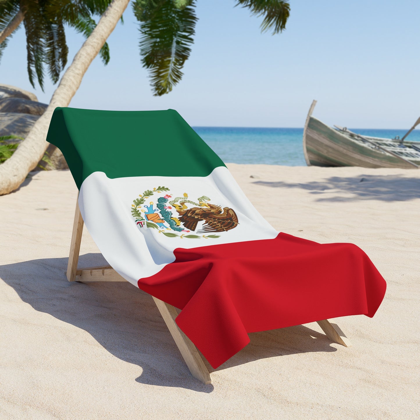 Mexico Flag Beach Towel | Quality & Long Lasting - 2 Sizes - seen on celebs