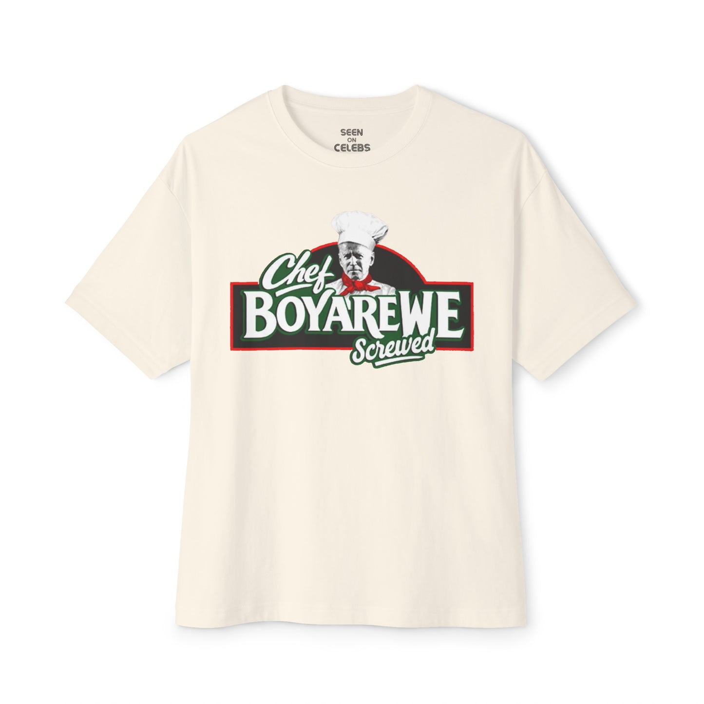 Chef BoyAreWeScrewed (Boyardee) Biden T-Shirt l Funny Joe Viral Tee | 4 Colors - Unisex