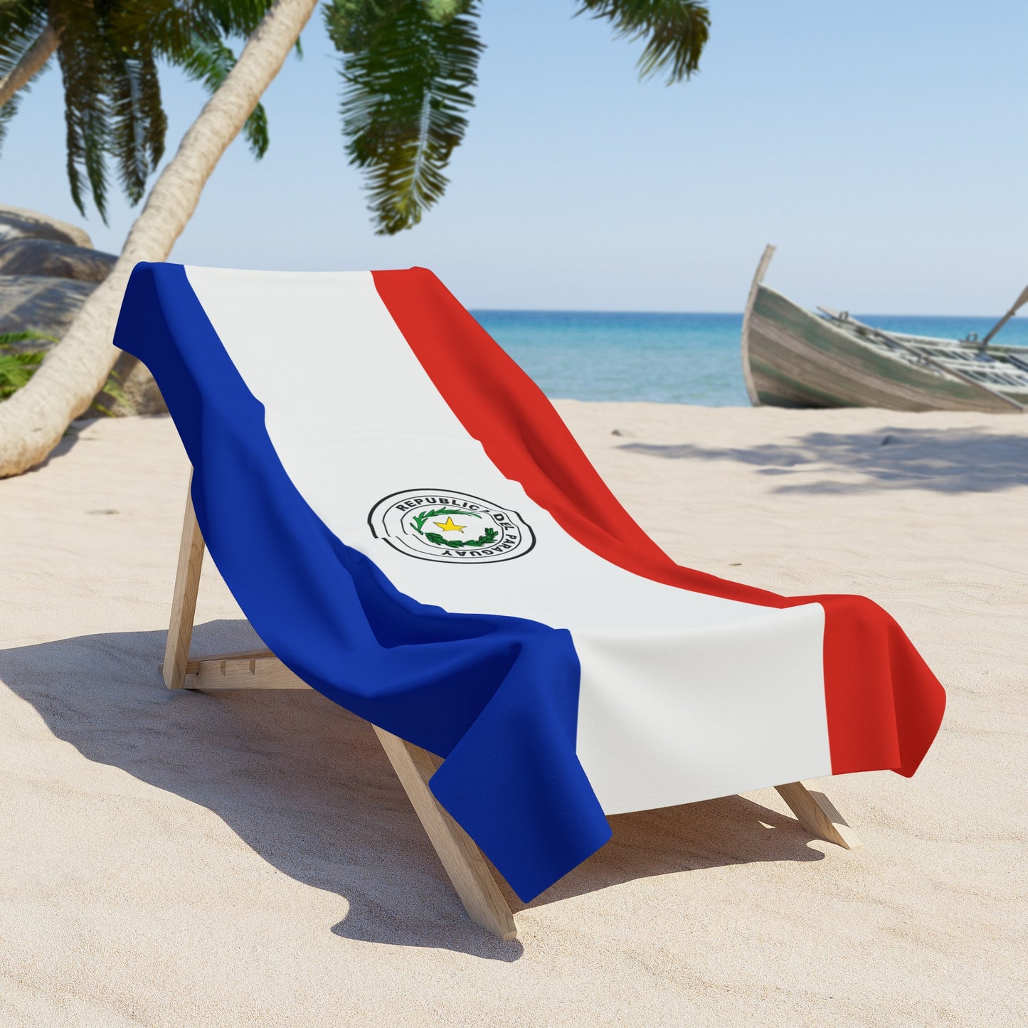 Paraguay Flag Beach Towel | Quality & Long Lasting - 2 Sizes | Paraguayan Pride - seen on celebs