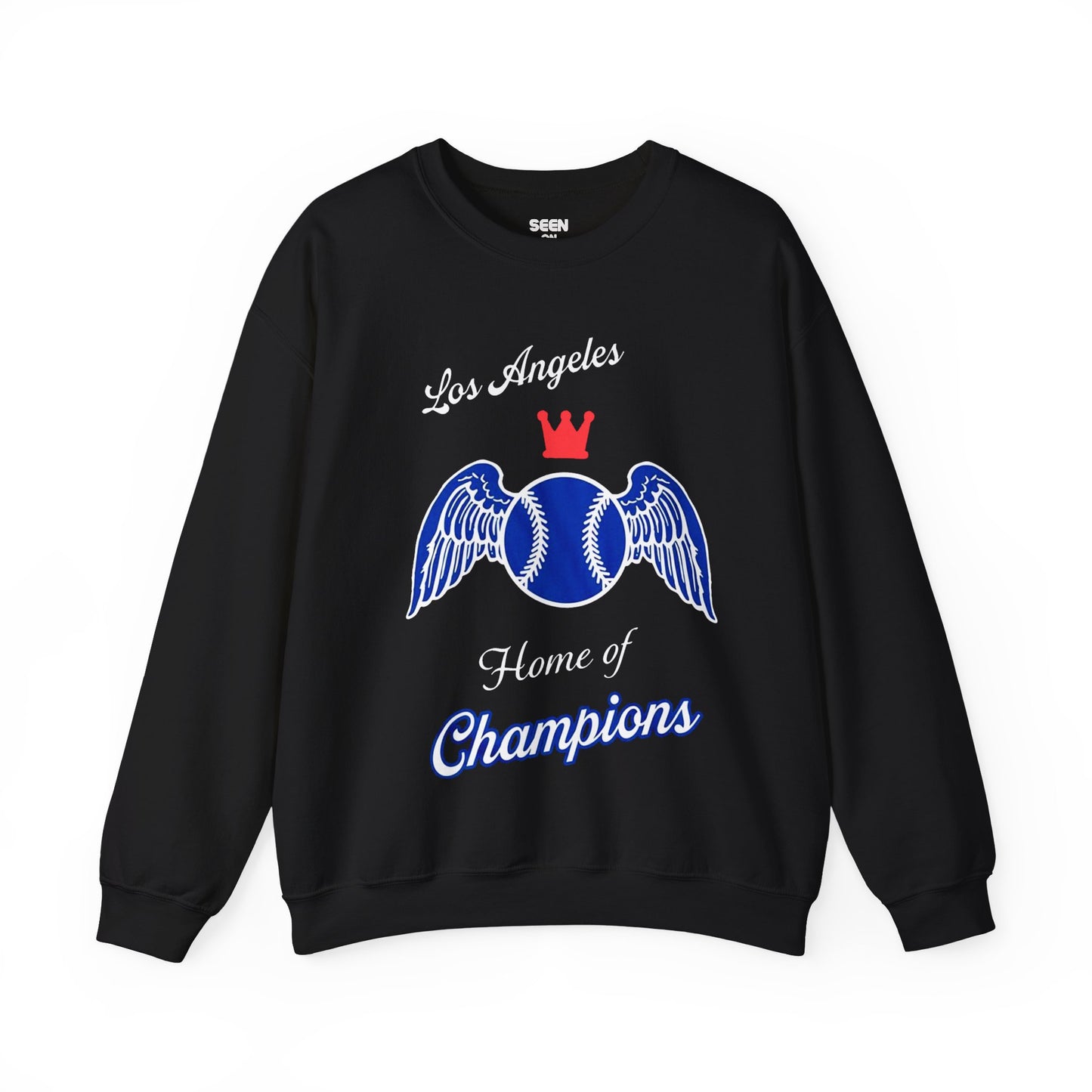 Los Angeles Baseball, Home of Champions Crewneck Sweatshirt | World Series 2024 LA Blue LAD