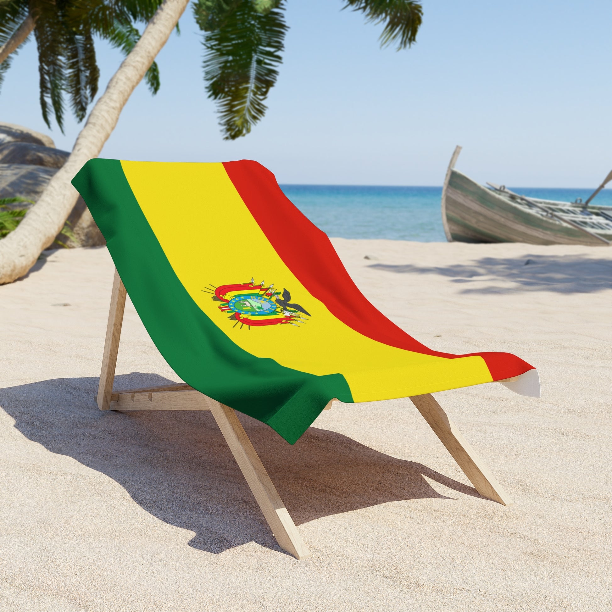 Bolivia Flag Beach Towel | Quality & Long Lasting - 2 Sizes | Bolivian Pride - seen on celebs