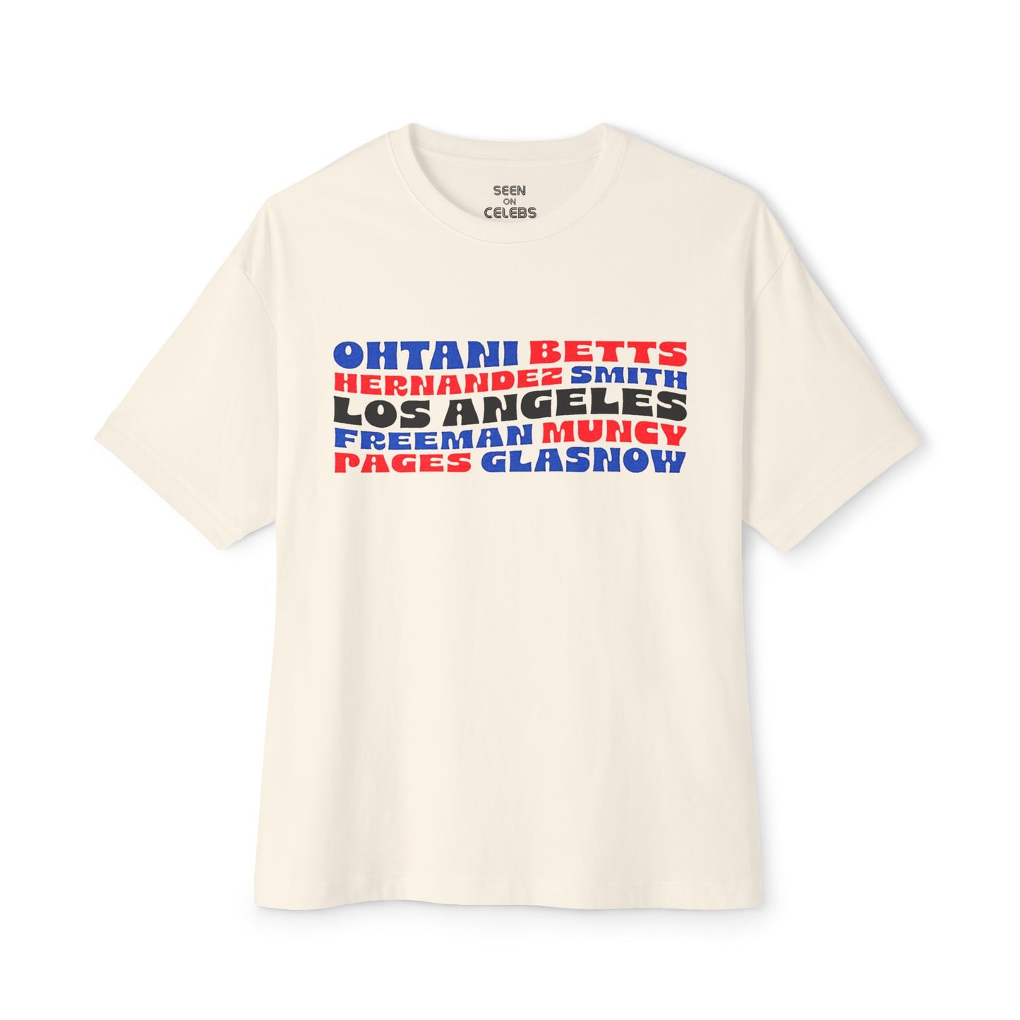 Los Angeles Players T-shirt | Ohtani, Betts, Glasnow, Muncy, Freeman World Series LA 2024 | 4 Colors