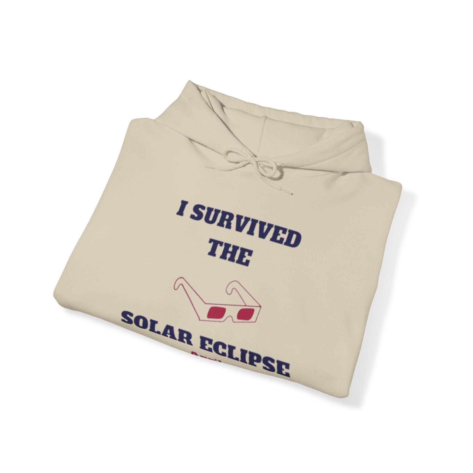 I SURVIVED THE SOLAR ECLIPSE 2024 HOODIE | 4 Colors | Heavy Cotton Quality - seen on celebs