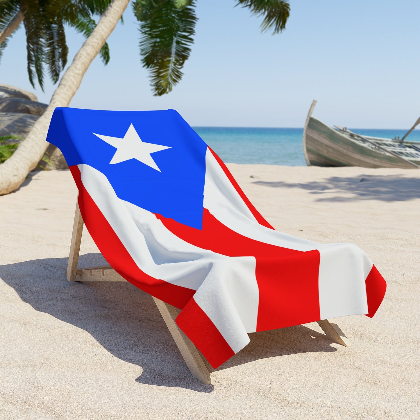 Puerto Rico Flag Beach Towel | Quality & Long Lasting - 2 Sizes | Boricua Pride - seen on celebs