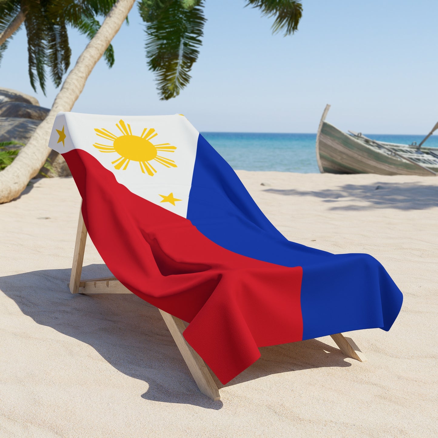 PHILLIPINES Flag Beach Towel | Quality Long Lasting - Larger or Smaller | Filipino Pride | Gift for Filipinos | Manila Quezon City Caloocan - seen on celebs