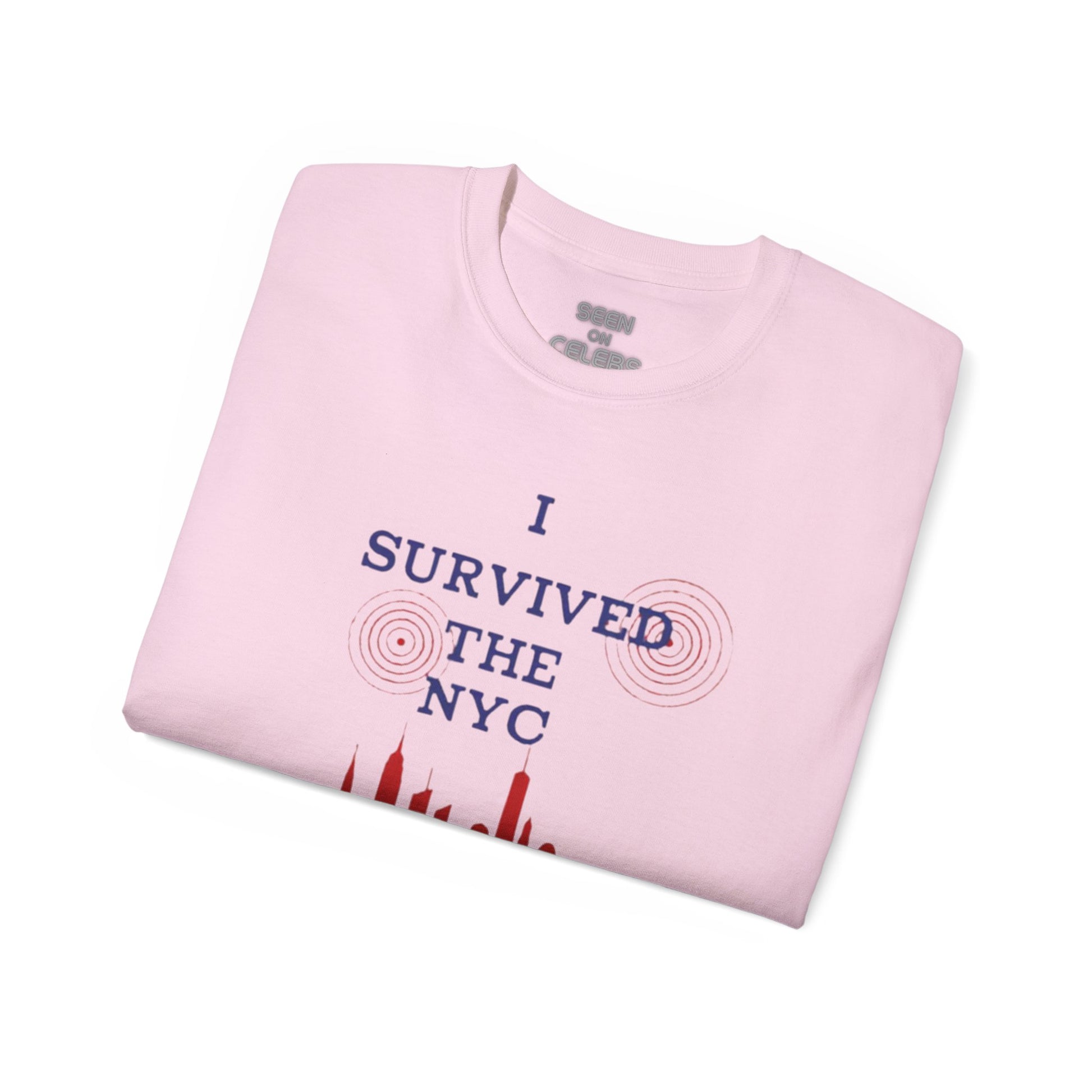 I SURVIVED THE NY EARTHQUAKE 2024 T-shirt (Version 2) | 4 Colors | Heavy Cotton Quality - seen on celebs