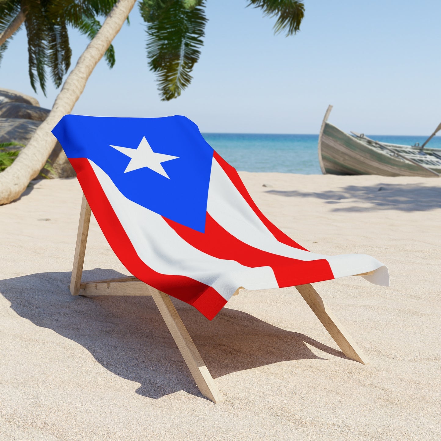 Puerto Rico Flag Beach Towel | Quality & Long Lasting - 2 Sizes | Boricua Pride - seen on celebs