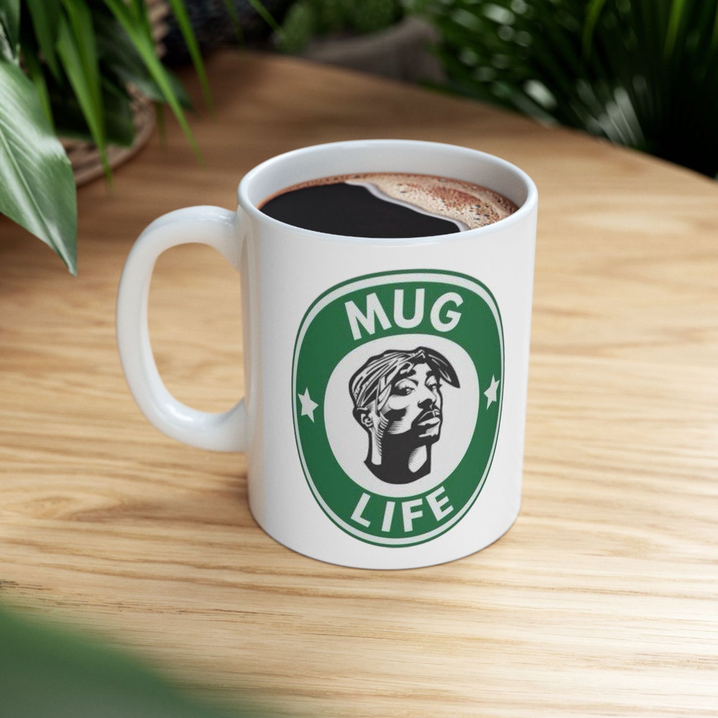 Mug Life Thug Life Coffee Mug | Viral Funny Hip Hop Rap Culture | 11 or 15 Ounces