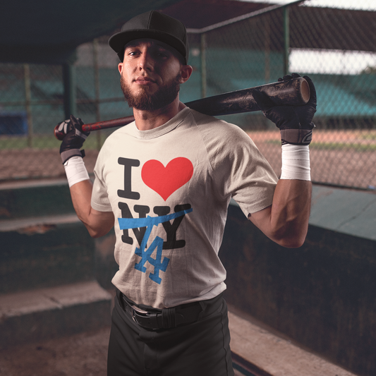 I Love LA, New York vs. Los Angeles T-shirt | World Series Edition 2024 Baseball | 4 Colors - Unisex