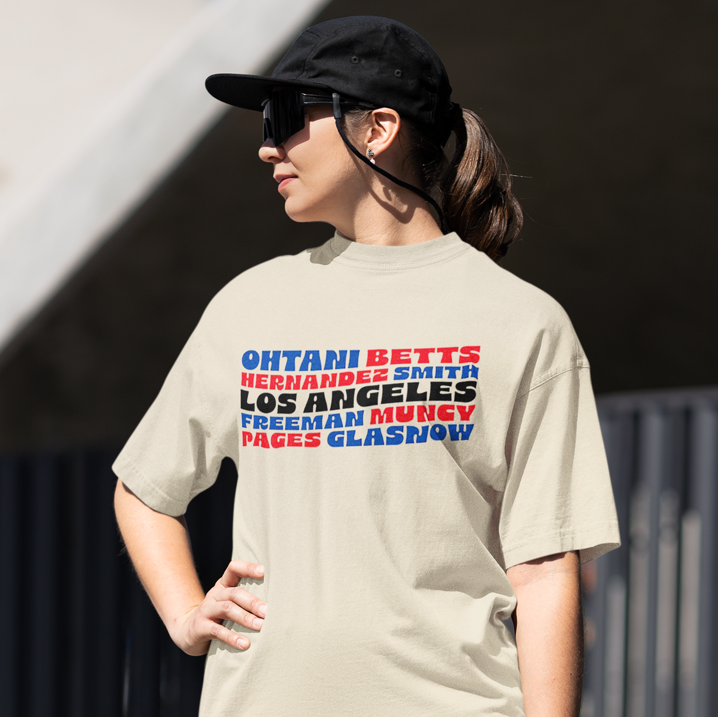 Los Angeles Players T-shirt | Ohtani, Betts, Glasnow, Muncy, Freeman World Series LA 2024 | 4 Colors