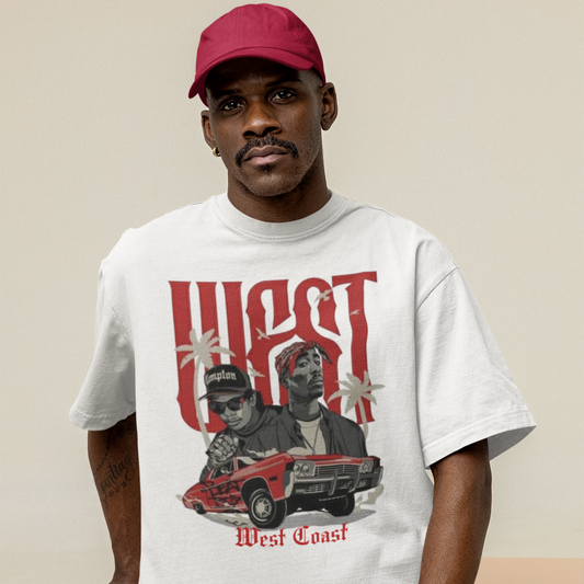 West Coast Legends Palm Trees Los Angeles T-shirt | Hip Hop Rap Culture | 3 Colors