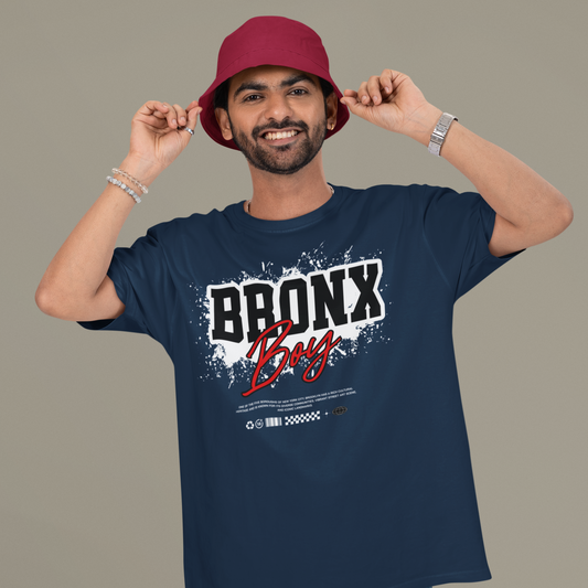 Bronx Boy New York City T-shirt | NYC Boroughs Hip Hop Rap Culture Tees | 3 Colors