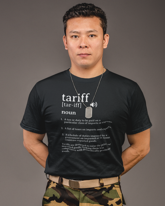 What is a Tariff? Definition T-shirt | American Tax Duty Export Import USA Viral - seen on celebs