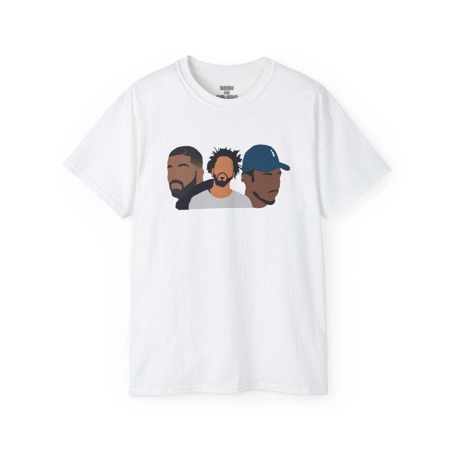 THE BIG 3 T-SHIRT | AUBREY, JERMAINE, K. DOT | 4 Colors | Heavy Cotton Quality - seen on celebs