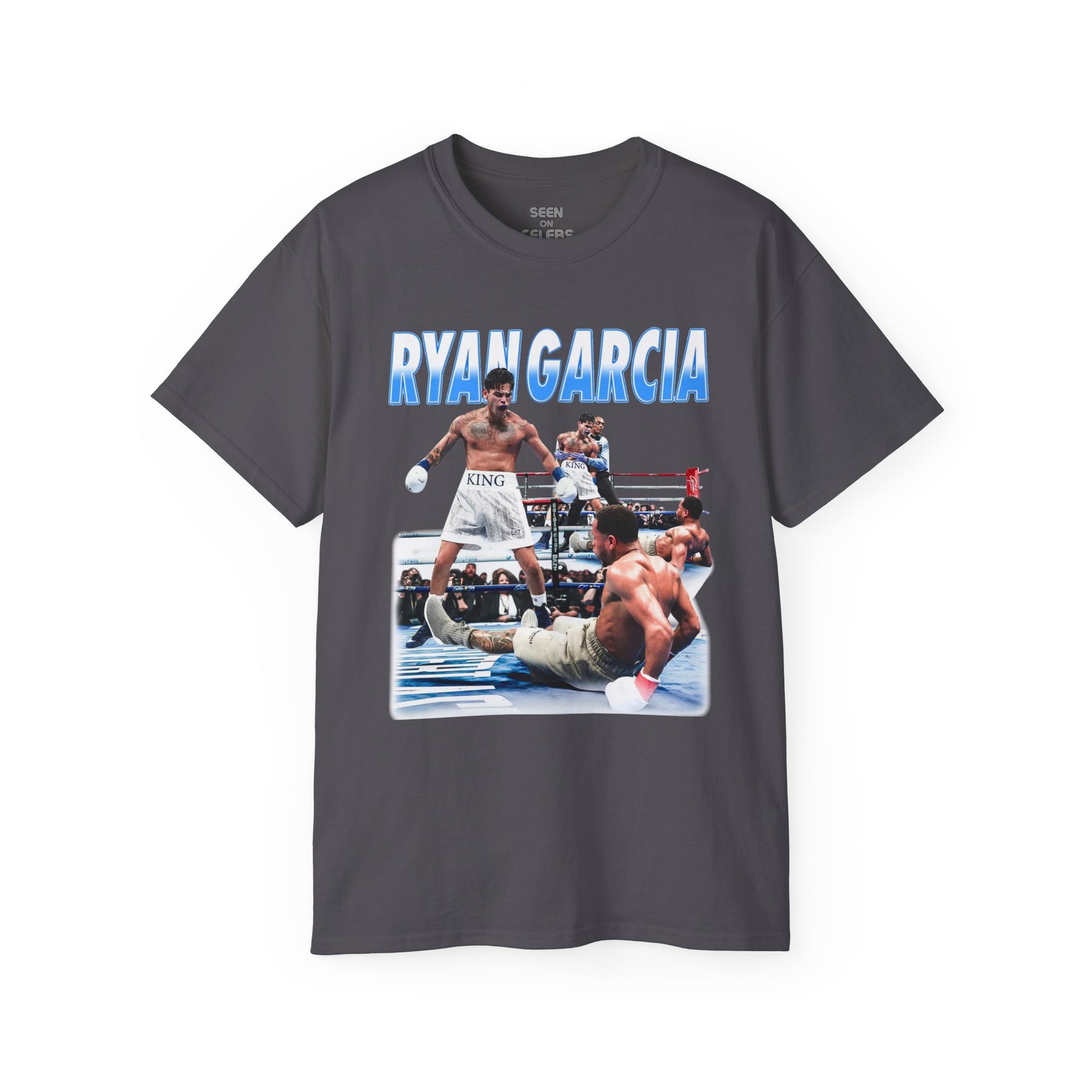 RYAN GARCIA v. DEVIN HANEY T-SHIRT | KNOCKDOWN OF THE YEAR GRAPHIC | 4 COLORS - seen on celebs