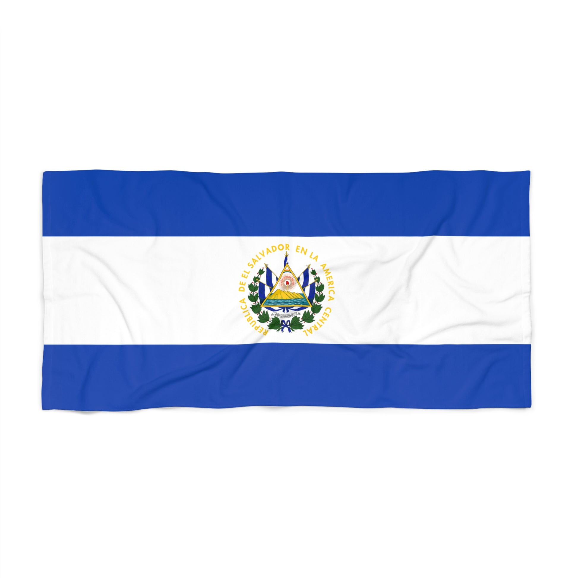 El Salvador Flag Beach Towel | Quality & Long Lasting - 2 Sizes | Salvadorian Pride - seen on celebs