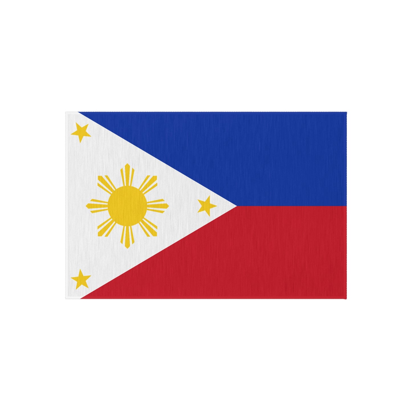 Flag Of Philippines Outdoor Non-Slip Door Mat | Manila | Quezon City | Caloocan | 24"x36"