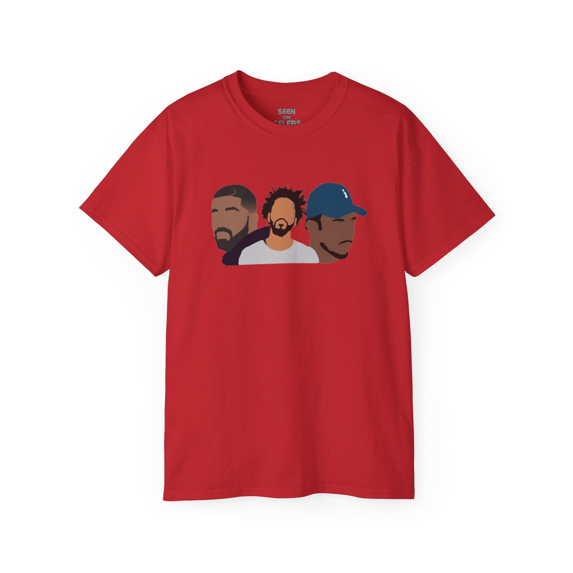 THE BIG 3 T-SHIRT | AUBREY, JERMAINE, K. DOT | 4 Colors | Heavy Cotton Quality - seen on celebs