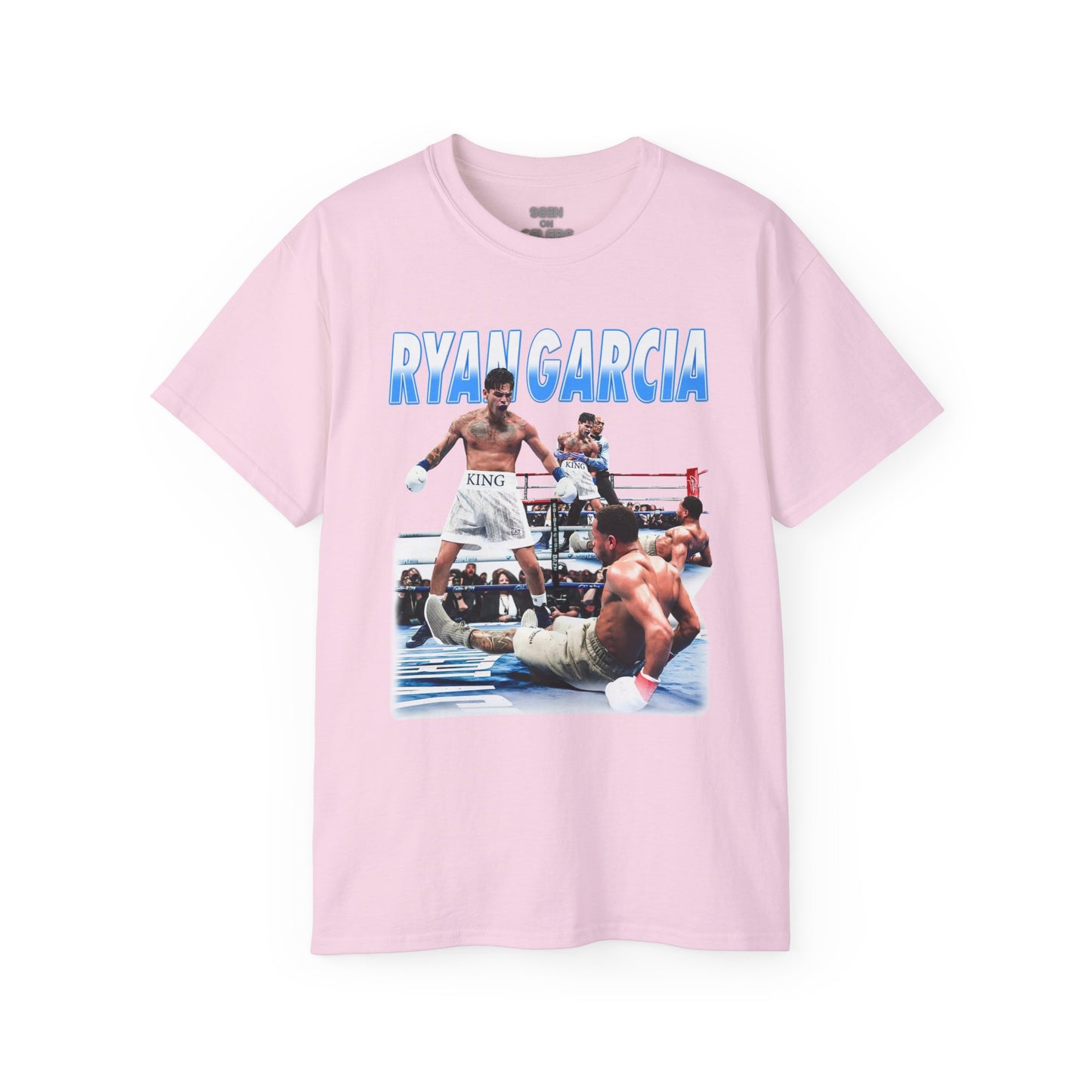 RYAN GARCIA v. DEVIN HANEY T-SHIRT | KNOCKDOWN OF THE YEAR GRAPHIC | 4 COLORS - seen on celebs