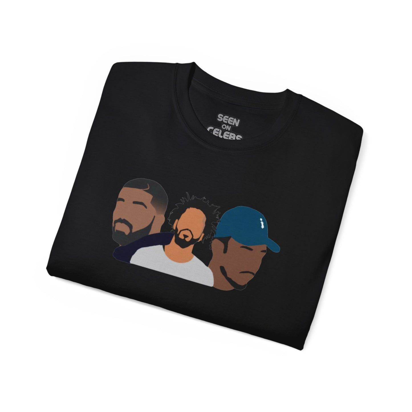 THE BIG 3 T-SHIRT | AUBREY, JERMAINE, K. DOT | 4 Colors | Heavy Cotton Quality - seen on celebs