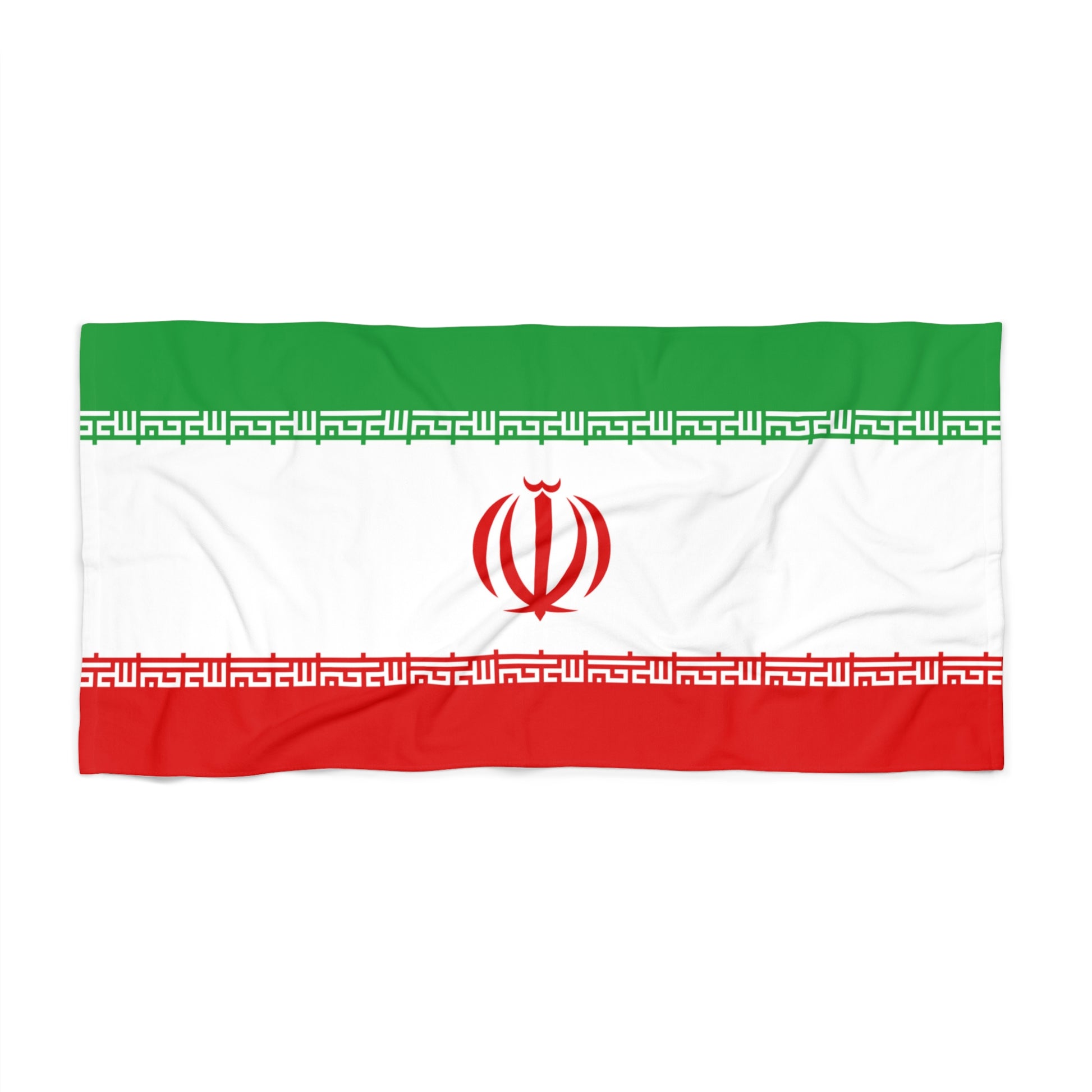 IRAN Flag Beach Towel | Quality Long Lasting - Larger or Smaller | Iranian Pride | Gift for Iranians | Tehran Mashhad Isfahan Karaj Shiraz - seen on celebs