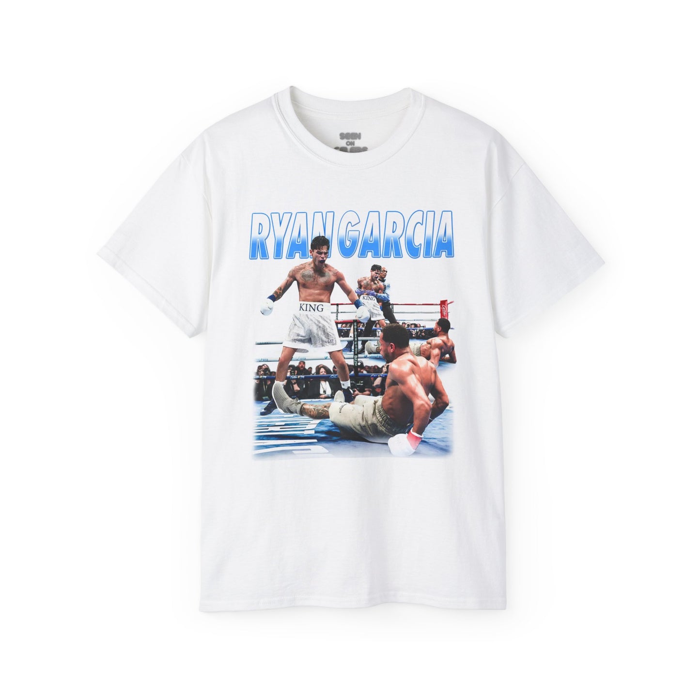 RYAN GARCIA v. DEVIN HANEY T-SHIRT | KNOCKDOWN OF THE YEAR GRAPHIC | 4 COLORS - seen on celebs