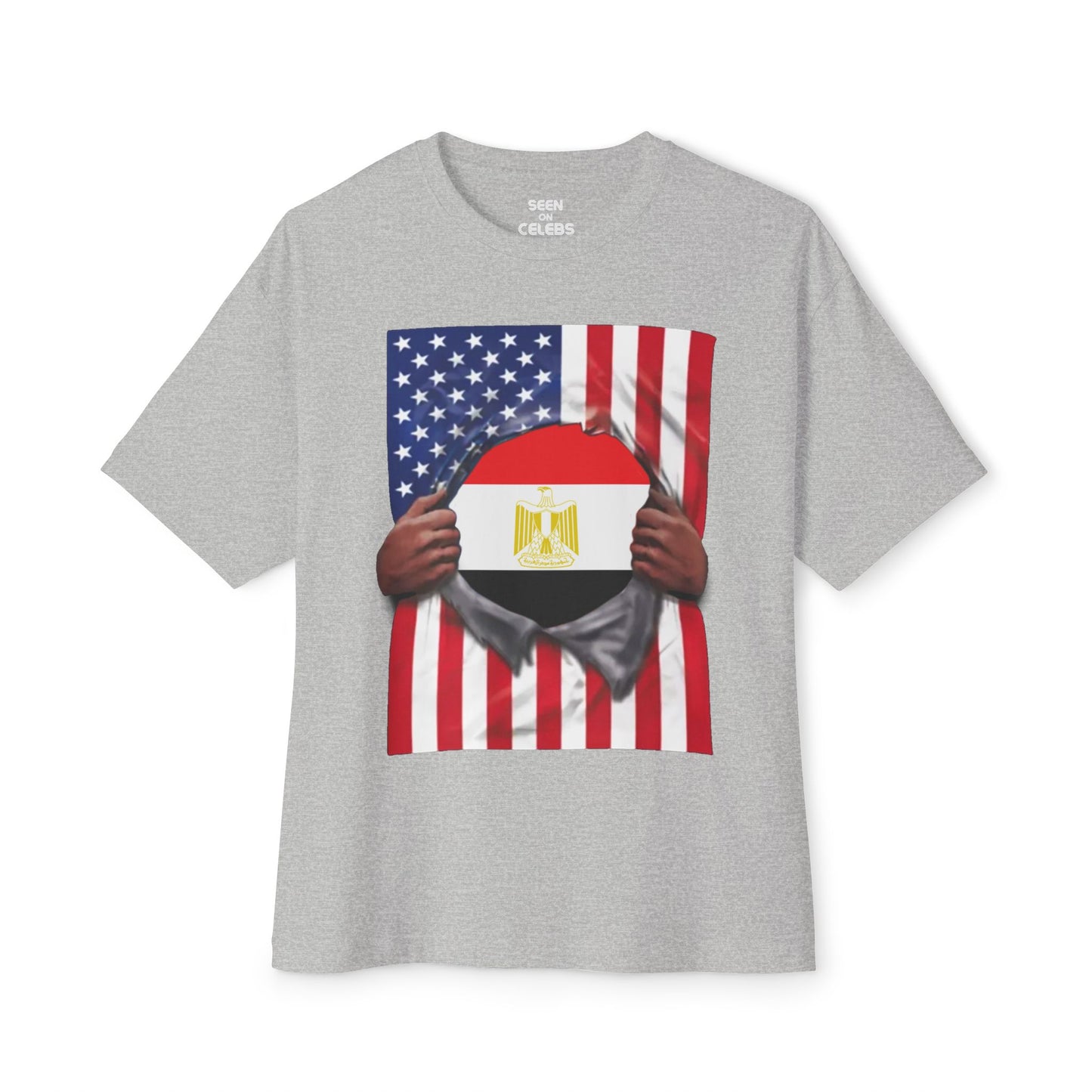 Egypt Flag + USA Flag Pride T-shirt | Egyptian + American Flag Rip 4th Of July | Viral Tees | Unisex - 3 Colors