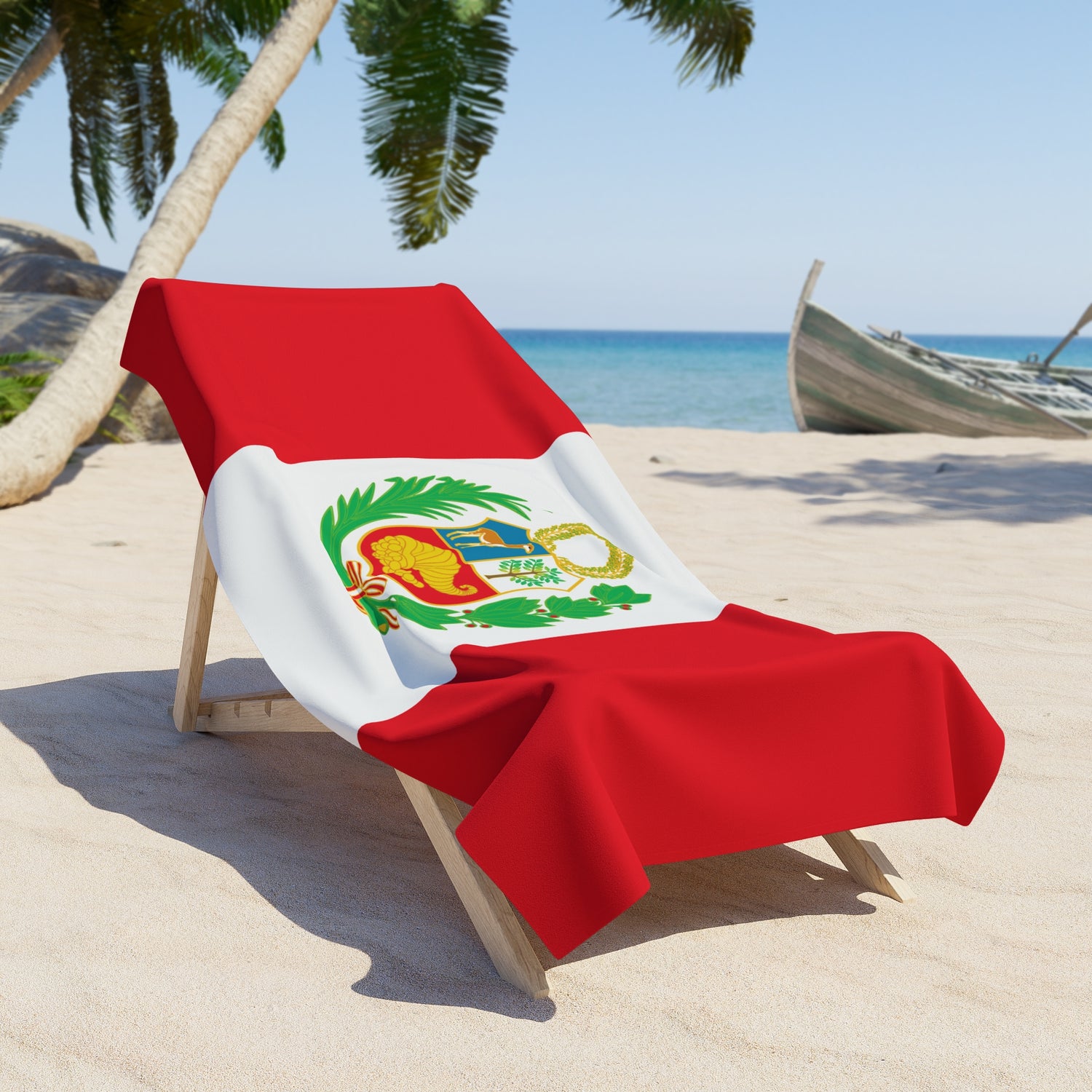 PERU Flag Beach Towel | Quality & Long Lasting - 2 Sizes | Peruvian Pride - seen on celebs