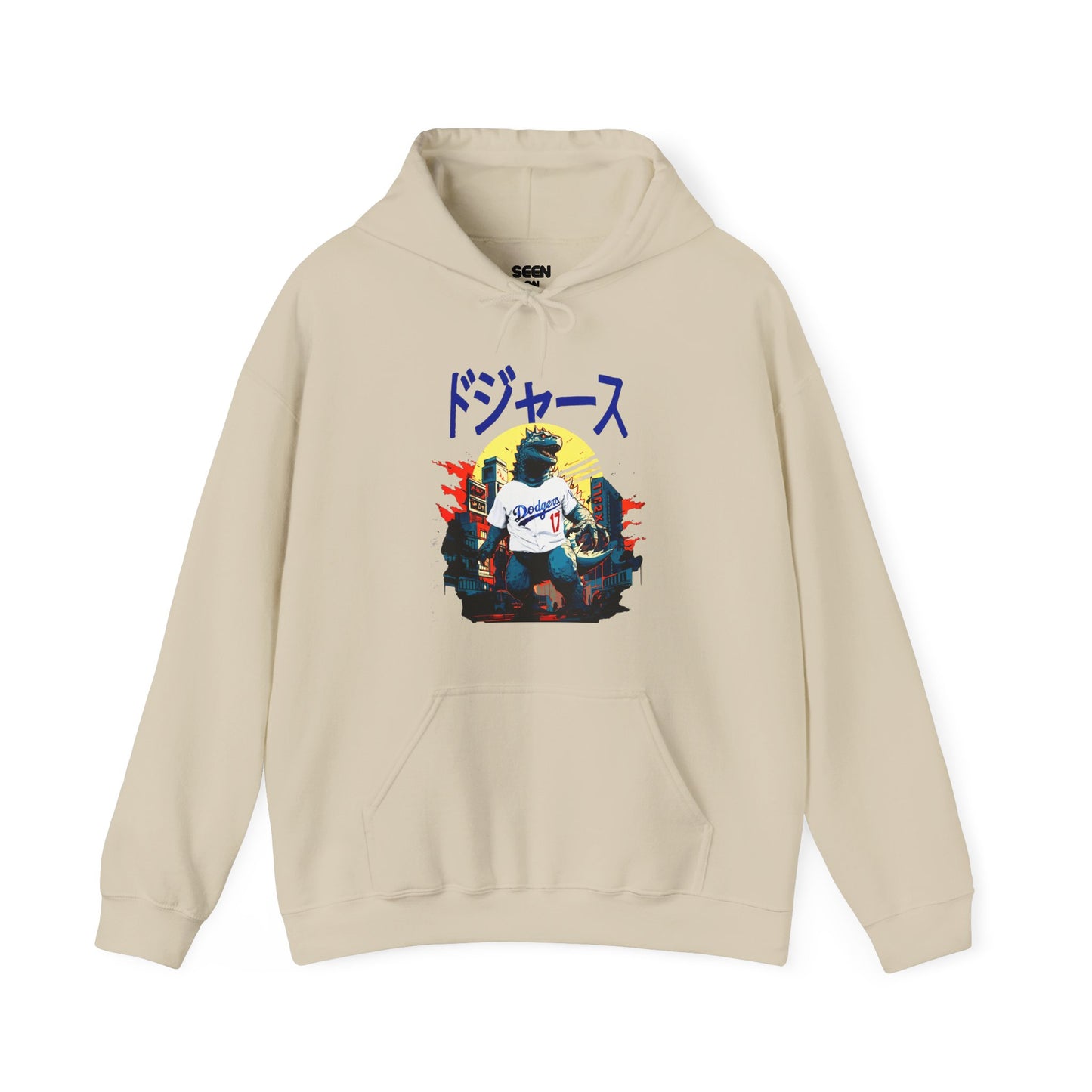 Shohei 17 Ohtani Zilla Japanese Hoodie | LA Gojira World Series Champions