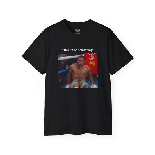 Devin Haney "This mf on something" T-shirt | 4 Colors - seen on celebs