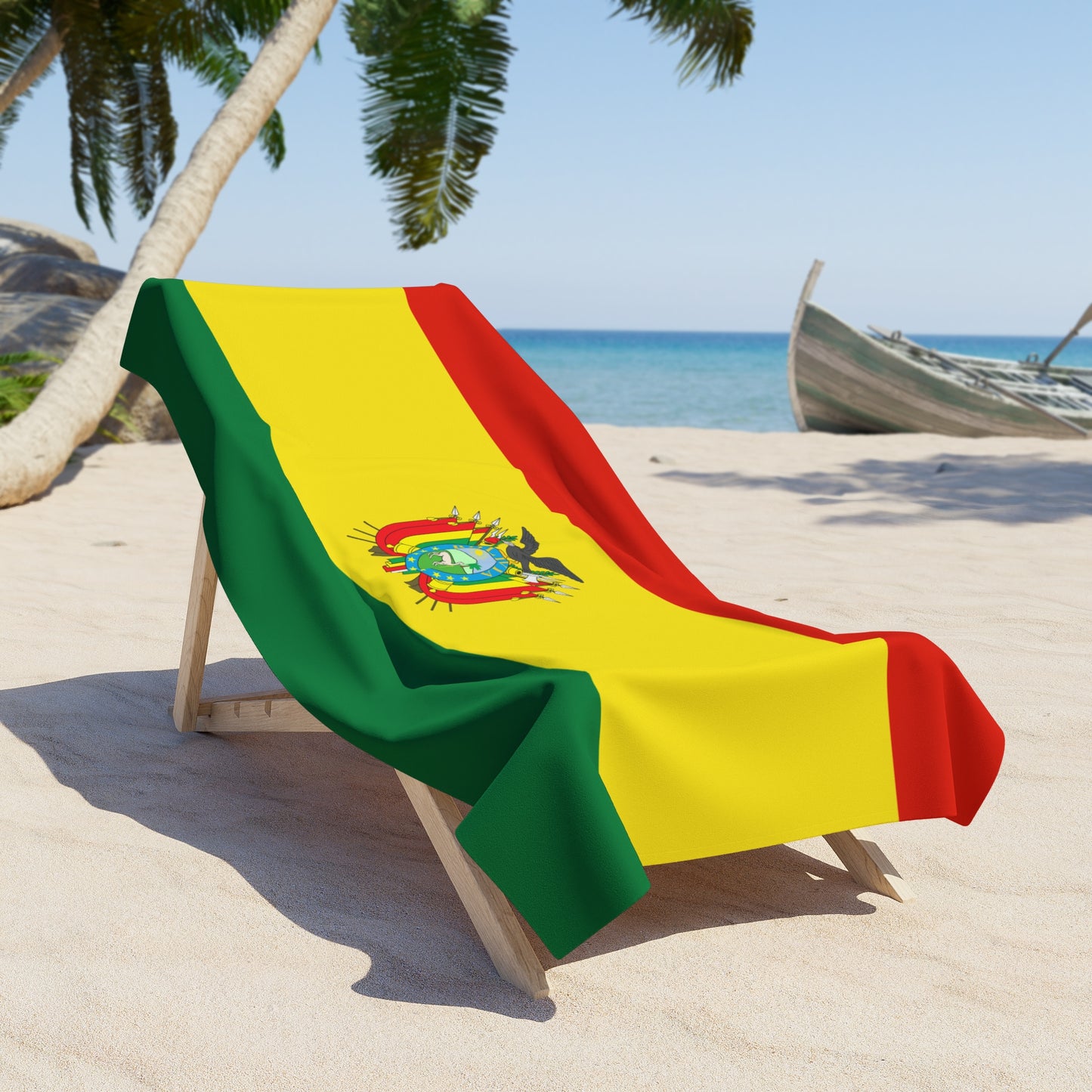 Bolivia Flag Beach Towel | Quality & Long Lasting - 2 Sizes | Bolivian Pride - seen on celebs