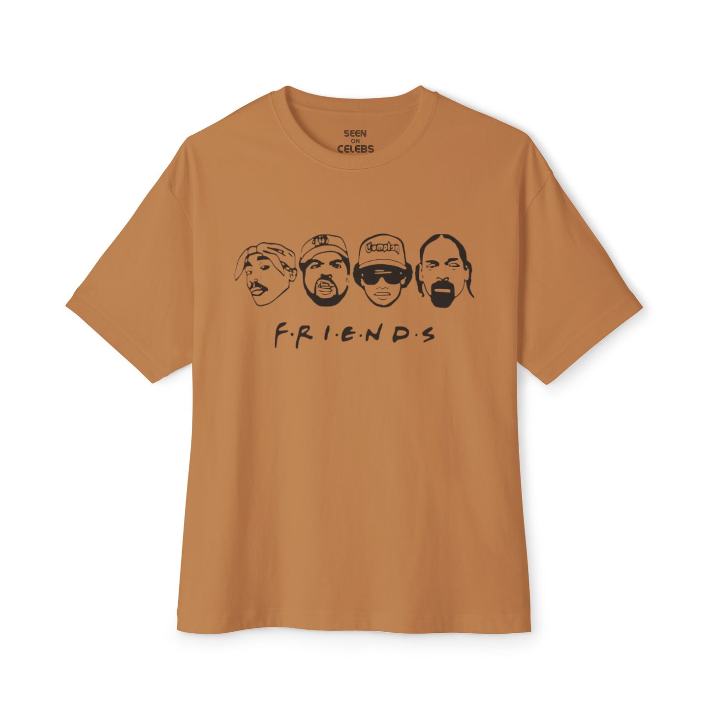 Friends West Coast Legends Heads Compton Los Angeles T-shirt | Hip Hop Rap Culture | 3 Colors