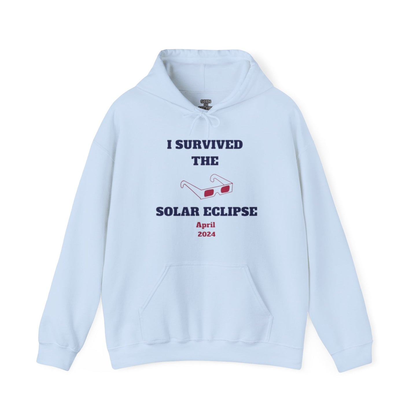 I SURVIVED THE SOLAR ECLIPSE 2024 HOODIE | 4 Colors | Heavy Cotton Quality - seen on celebs