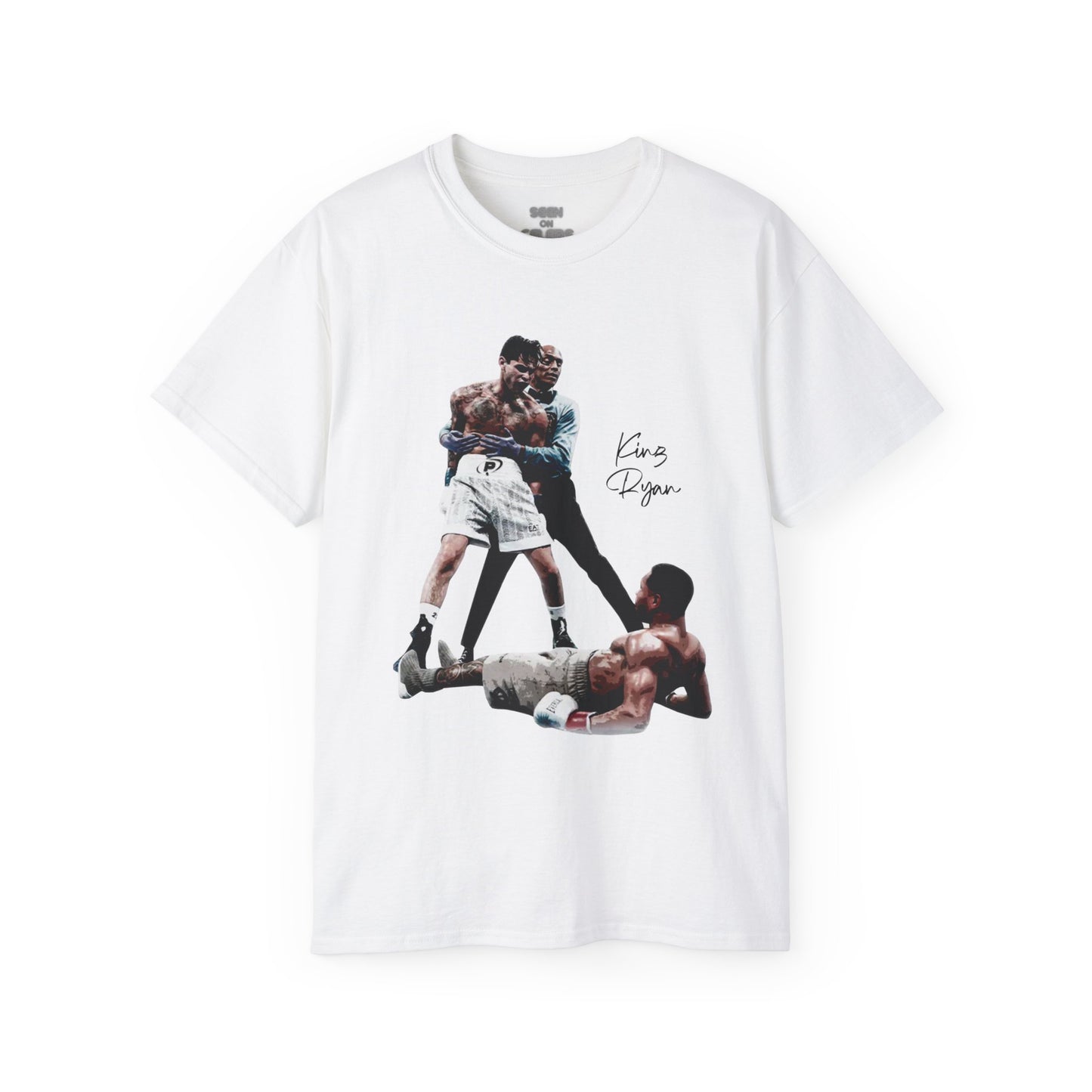 RYAN GARCIA v. DEVIN HANEY T-SHIRT | KNOCKDOWN SNAPSHOT GRAPHIC | 4 COLORS - seen on celebs