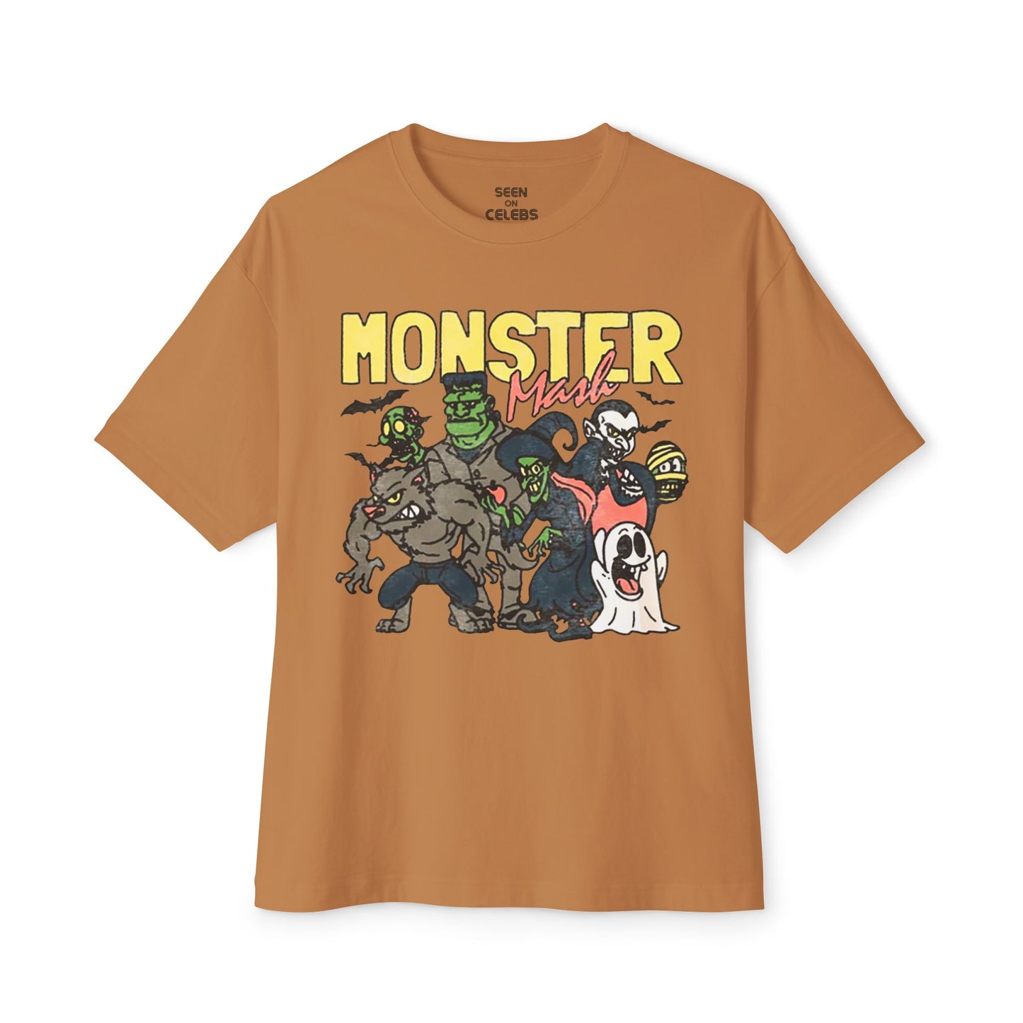 Retro Monster Mash Graphic Monster T-shirt | Halloween Related, Boo Scary Vibes | 3 Colors - Unisex